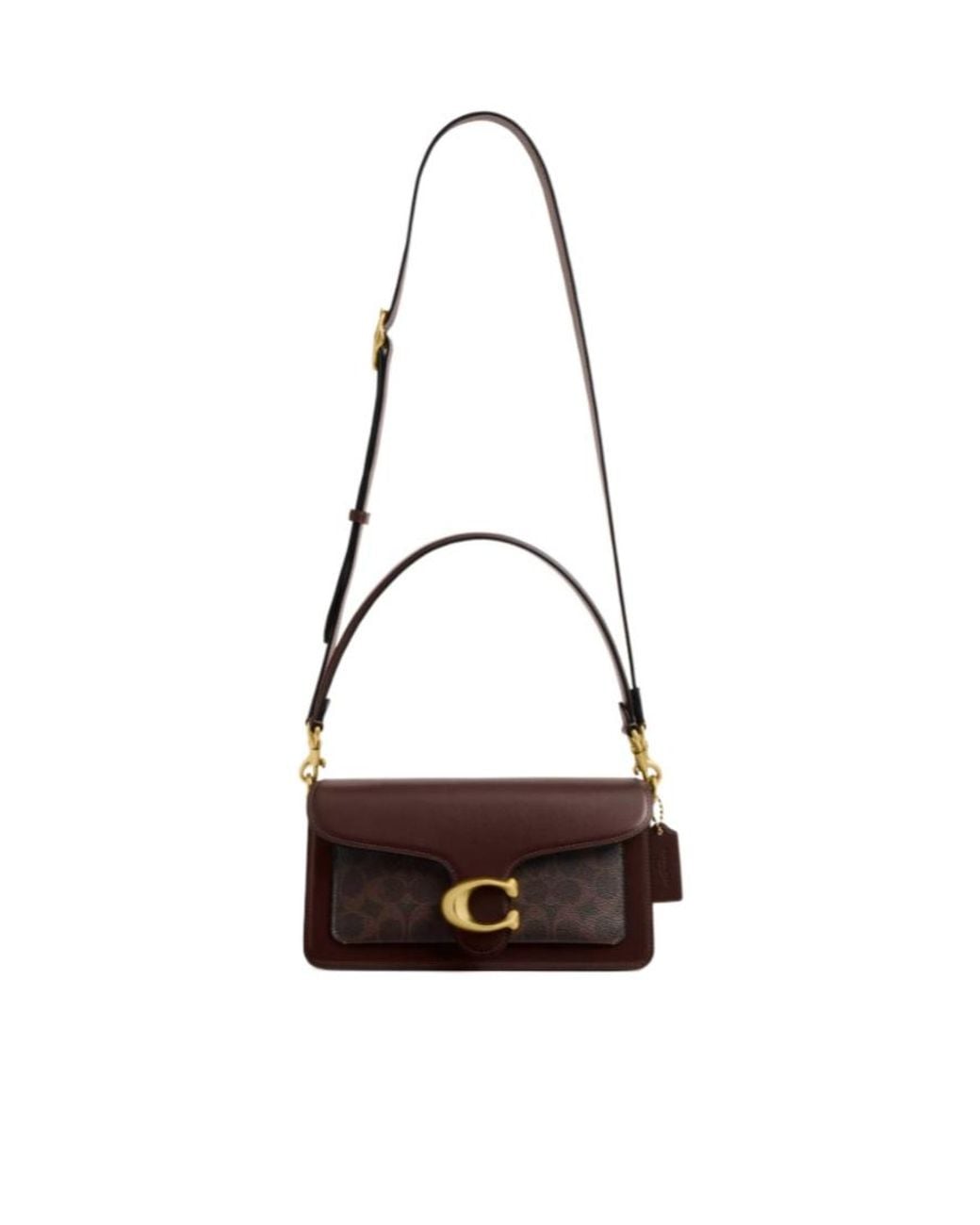 COACH Brown Tabby 26 Foldover Top Shoulder Bag