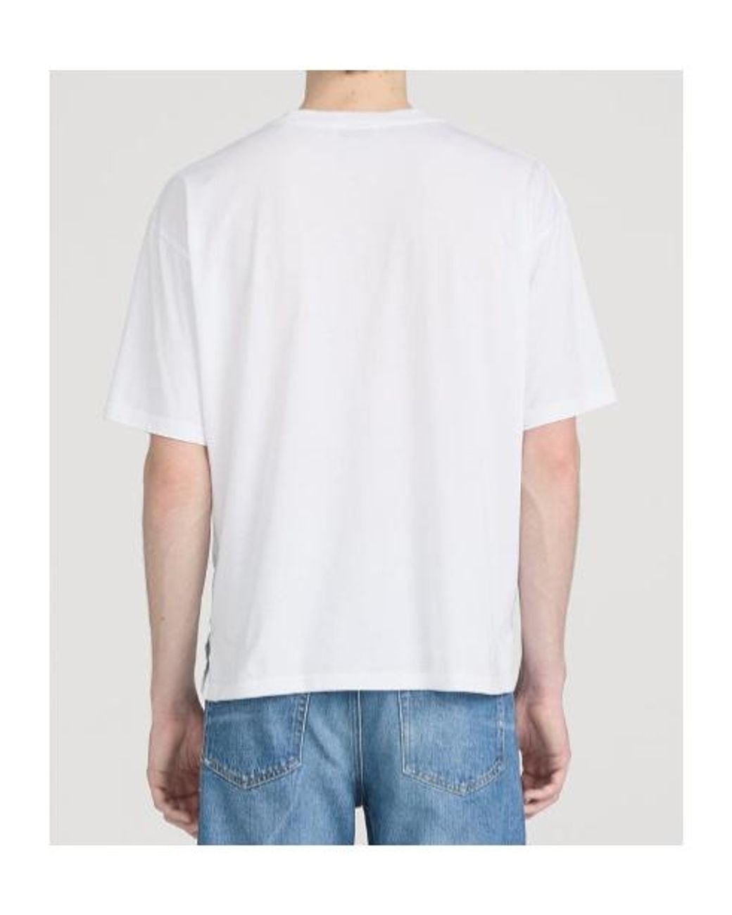 FRAME White Short-Sleeved T-Shirt for men