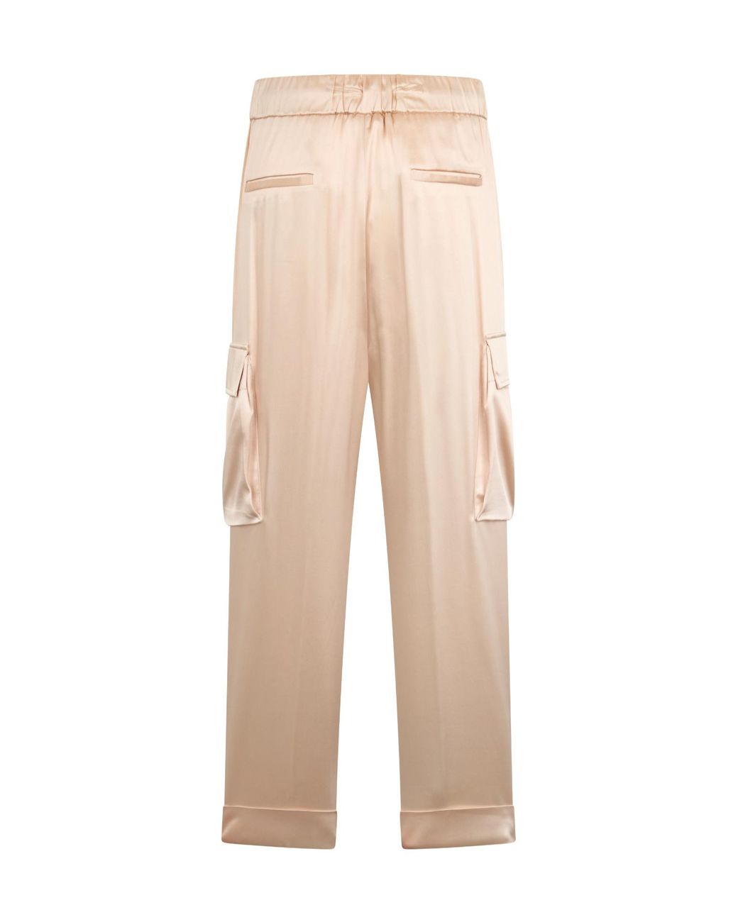 Peserico Natural Drawstring Cargo Pants