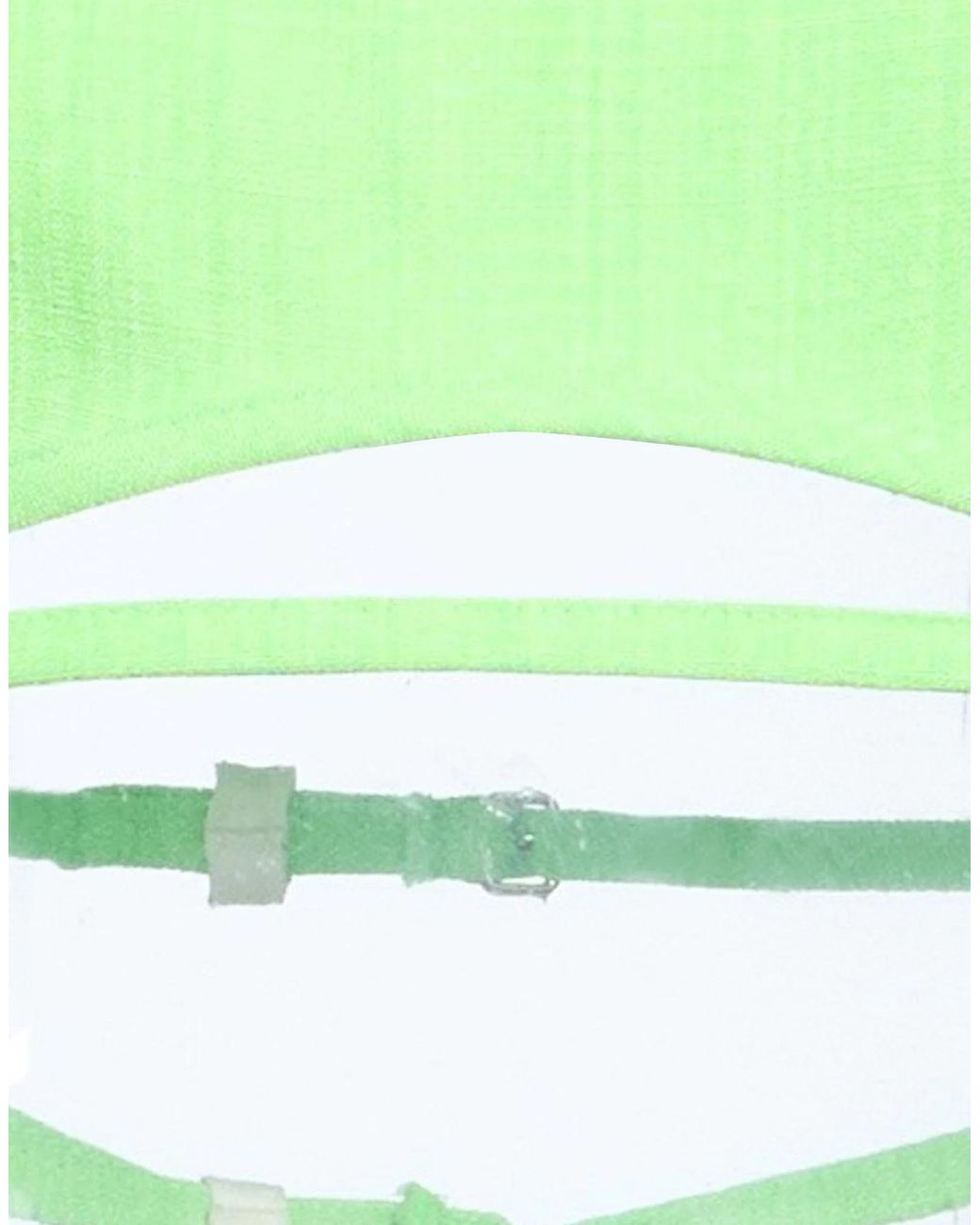 Jacquemus Green Simple Solid-Color Sleeveless Cropped Top