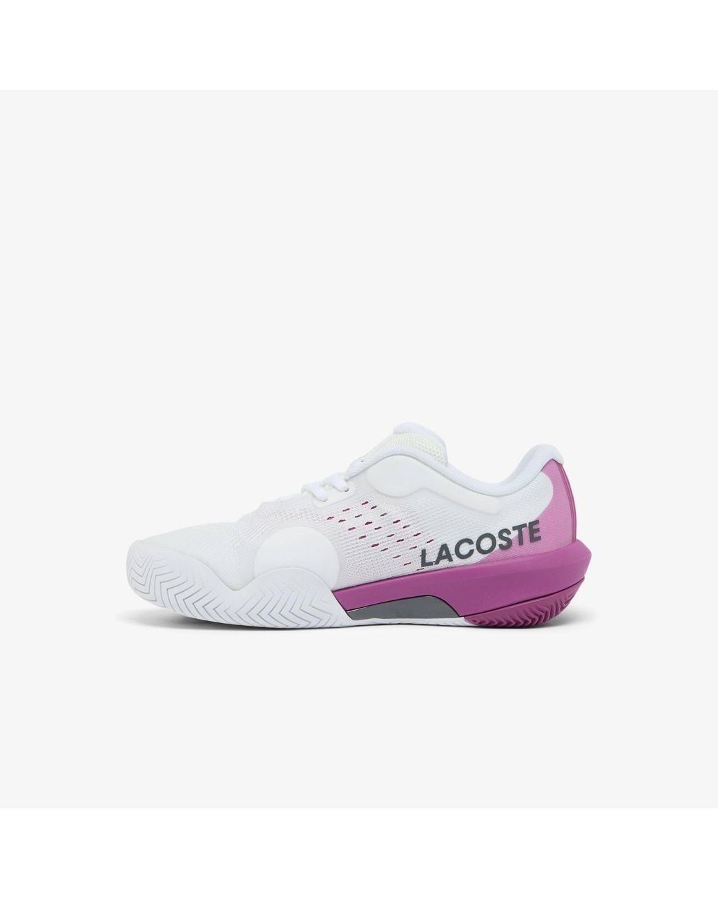 Lacoste Pink Mesh Tennis Shoes