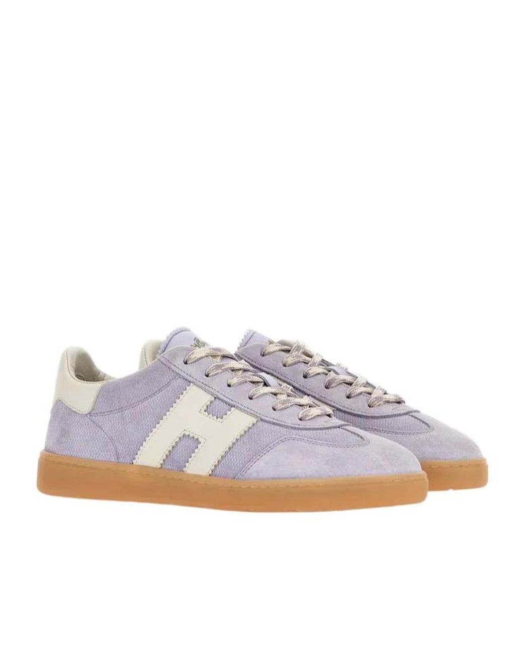 Hogan Gray Cool Logo-Patch Sneakers
