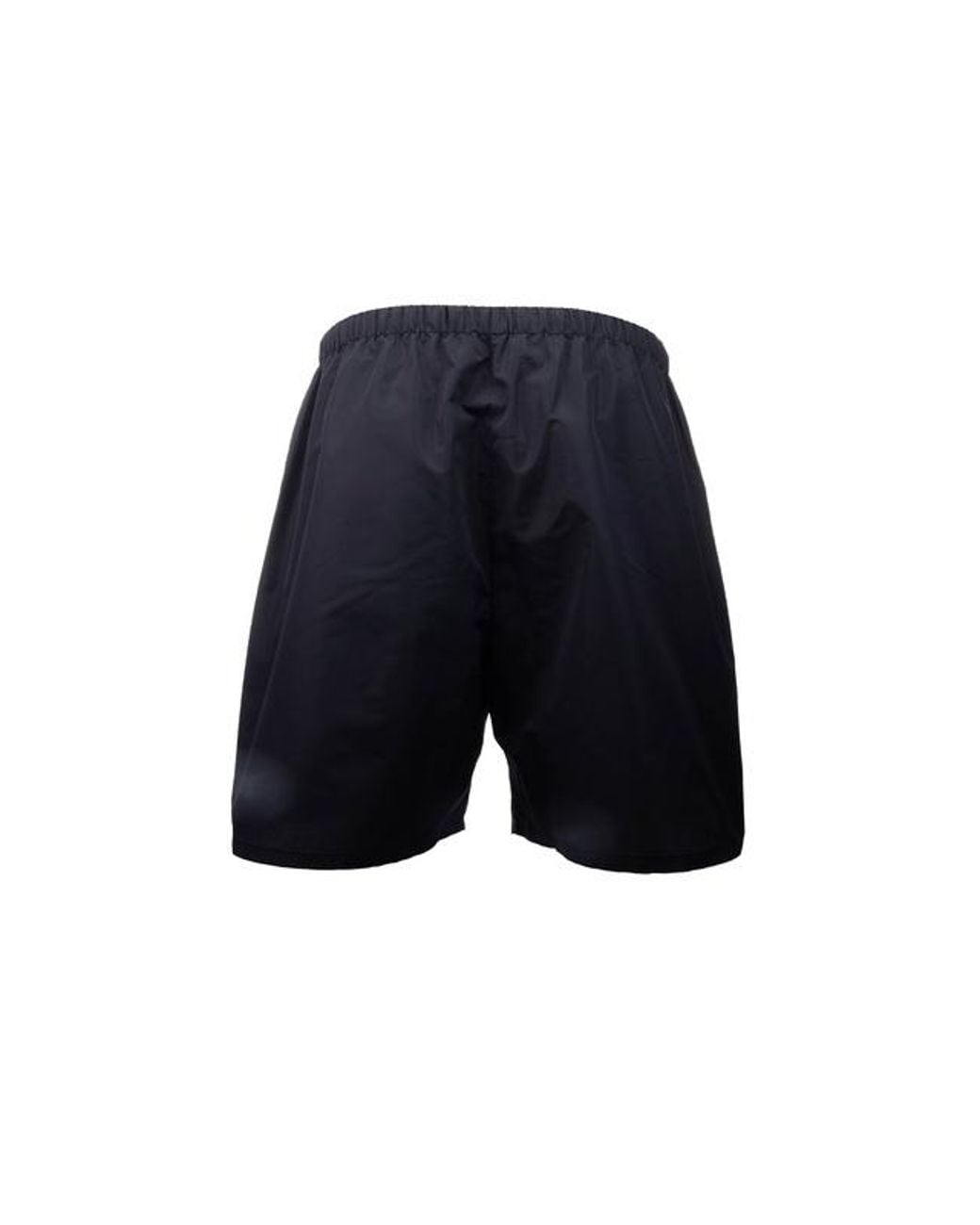 Miu Miu Blue Logo-Print Drawstring Knee-Length Shorts
