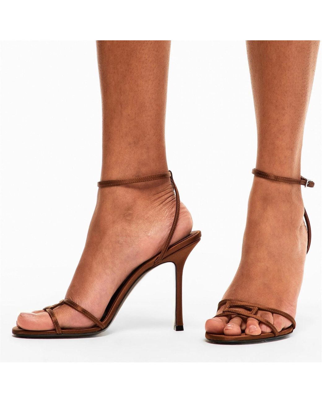 Jimmy Choo Metallic Leo High-Heeled Sandals