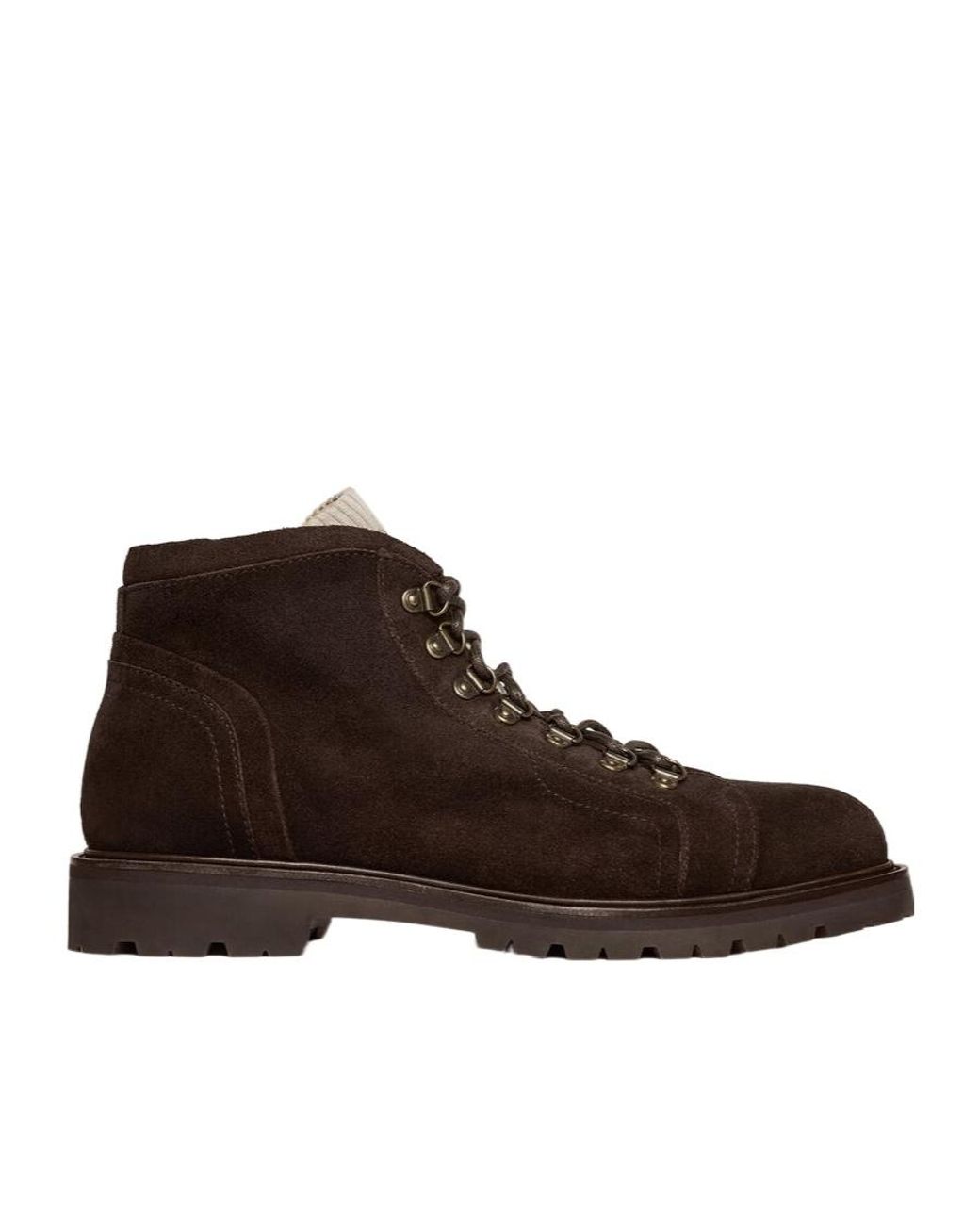 Scarosso Brown Theodorebootmocsued for men