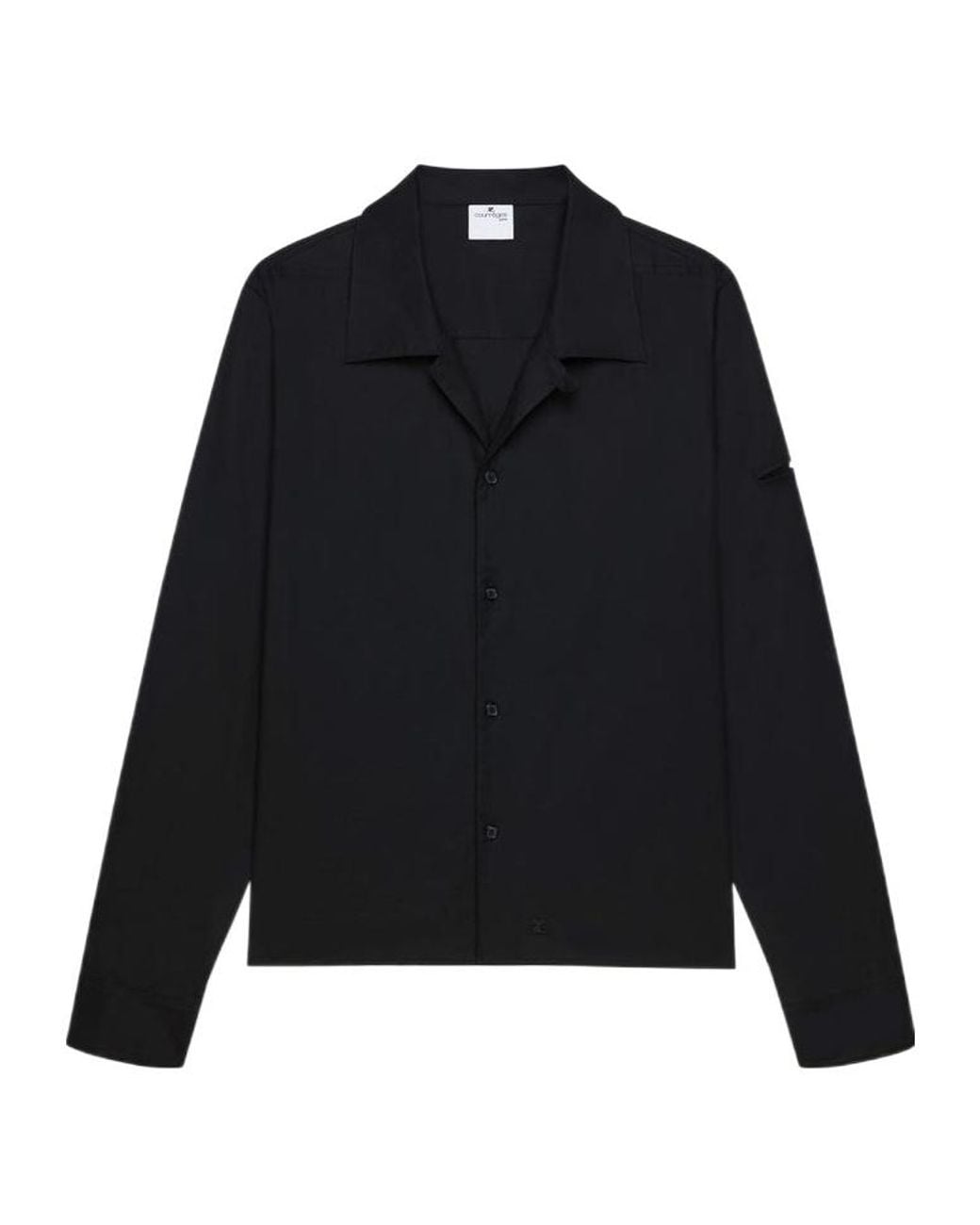 Courreges Black Courrèges Ac Button-Up Shirt for men