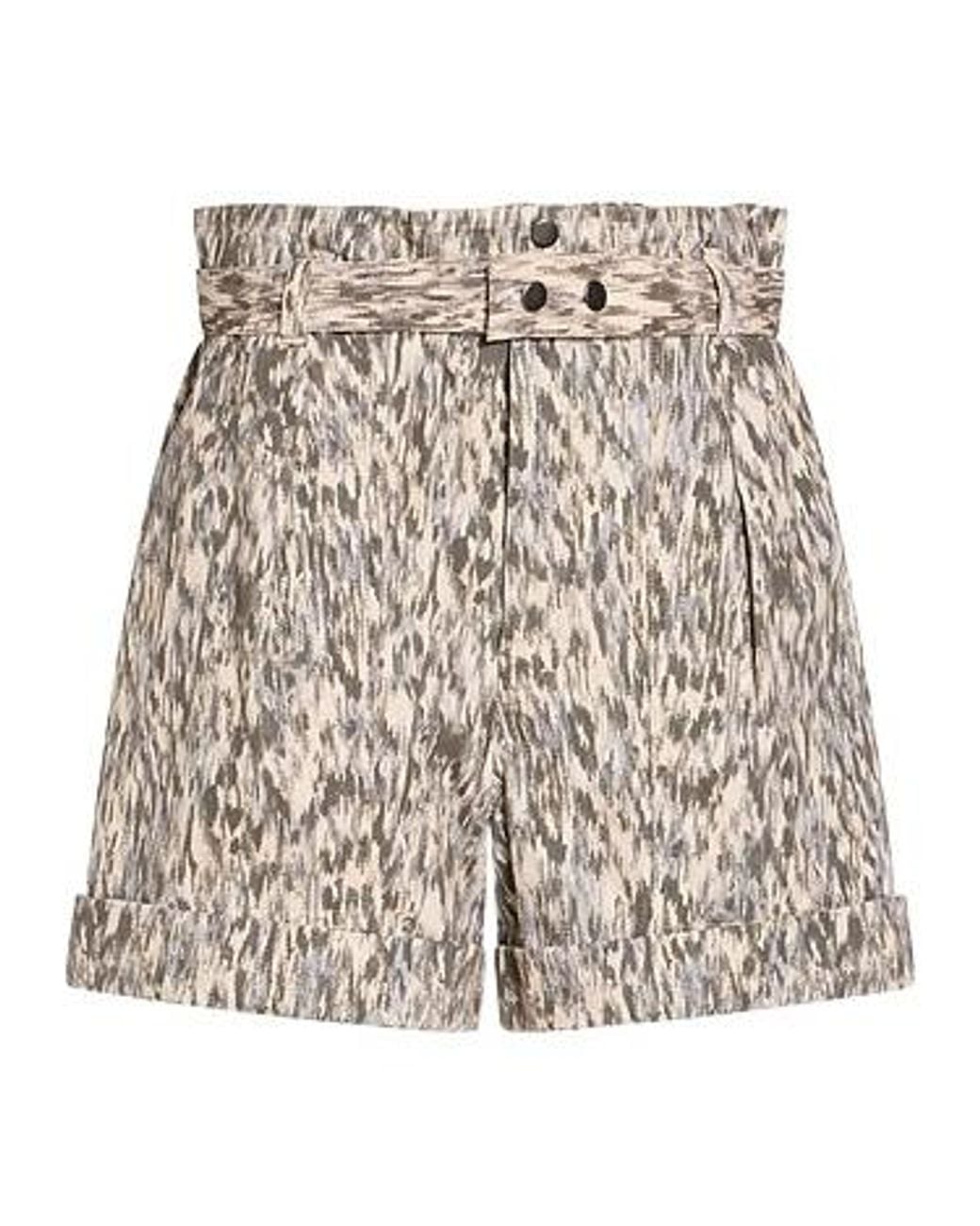 Isabel Marant Natural Multi-Color Shorts