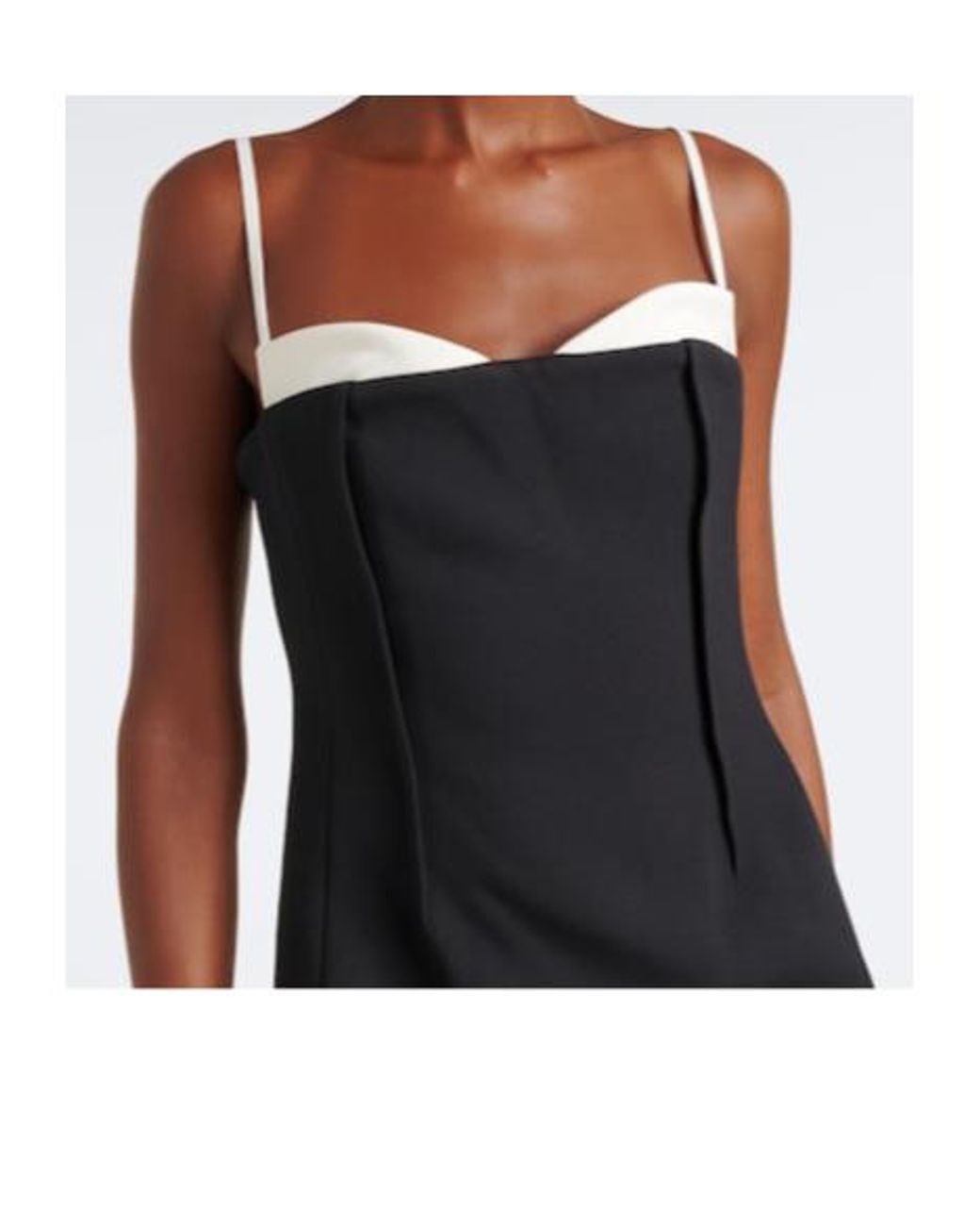 Jonathan Simkhai Black Kristen Bustier Dress