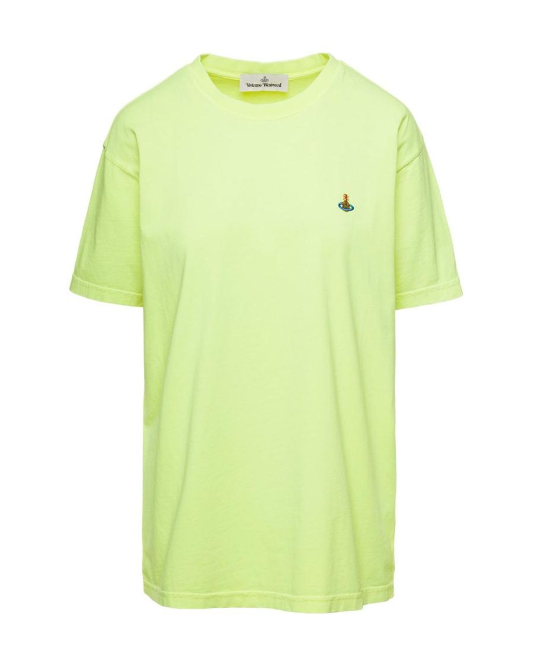 Vivienne Westwood Green Orb Embroidered Crewneck T-Shirt