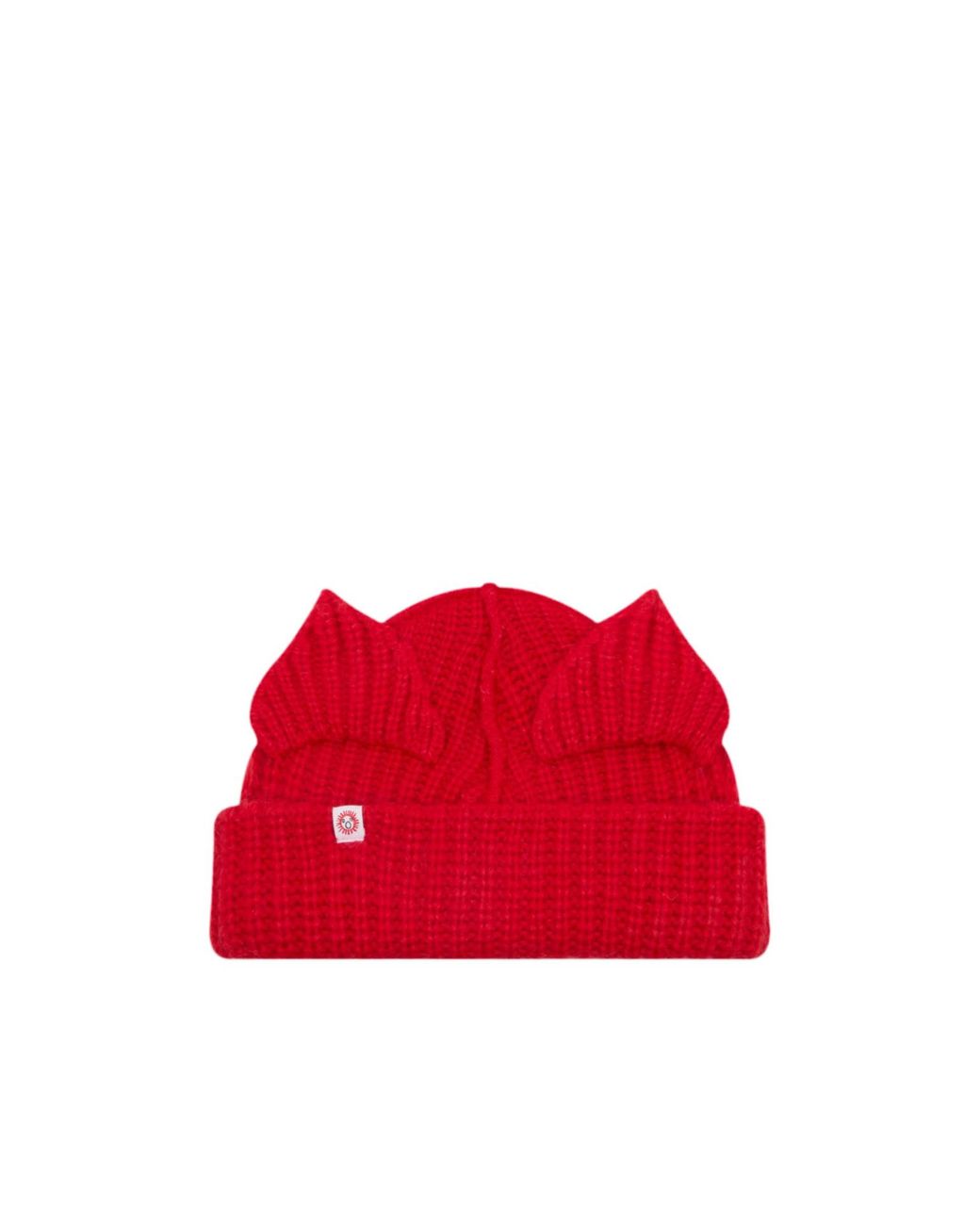 charlesjeffreyloverboy Red Chunky Ears Beanie Hat