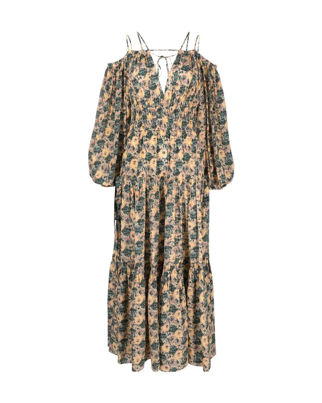 Ulla Johnson Multicolor Long-Sleeved Dress