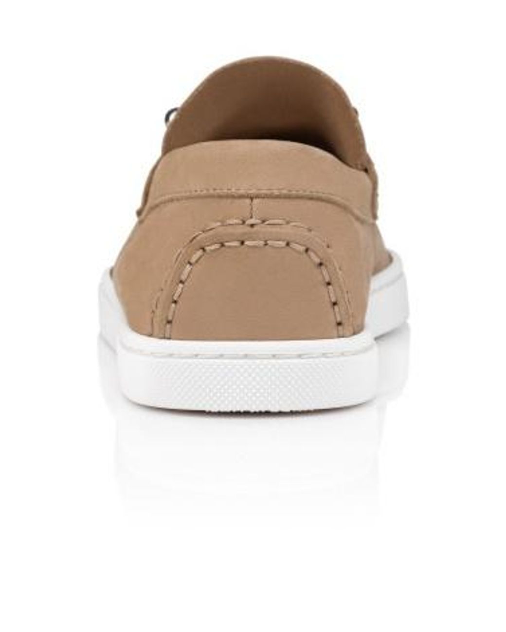 Christian Louboutin Brown Chambeliboat Slip-On Boat Shoes