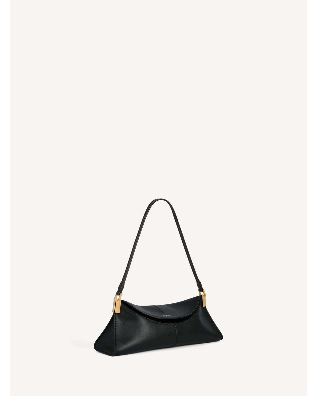 Balmain Black Small Leather 64-83 Shoulder Bag