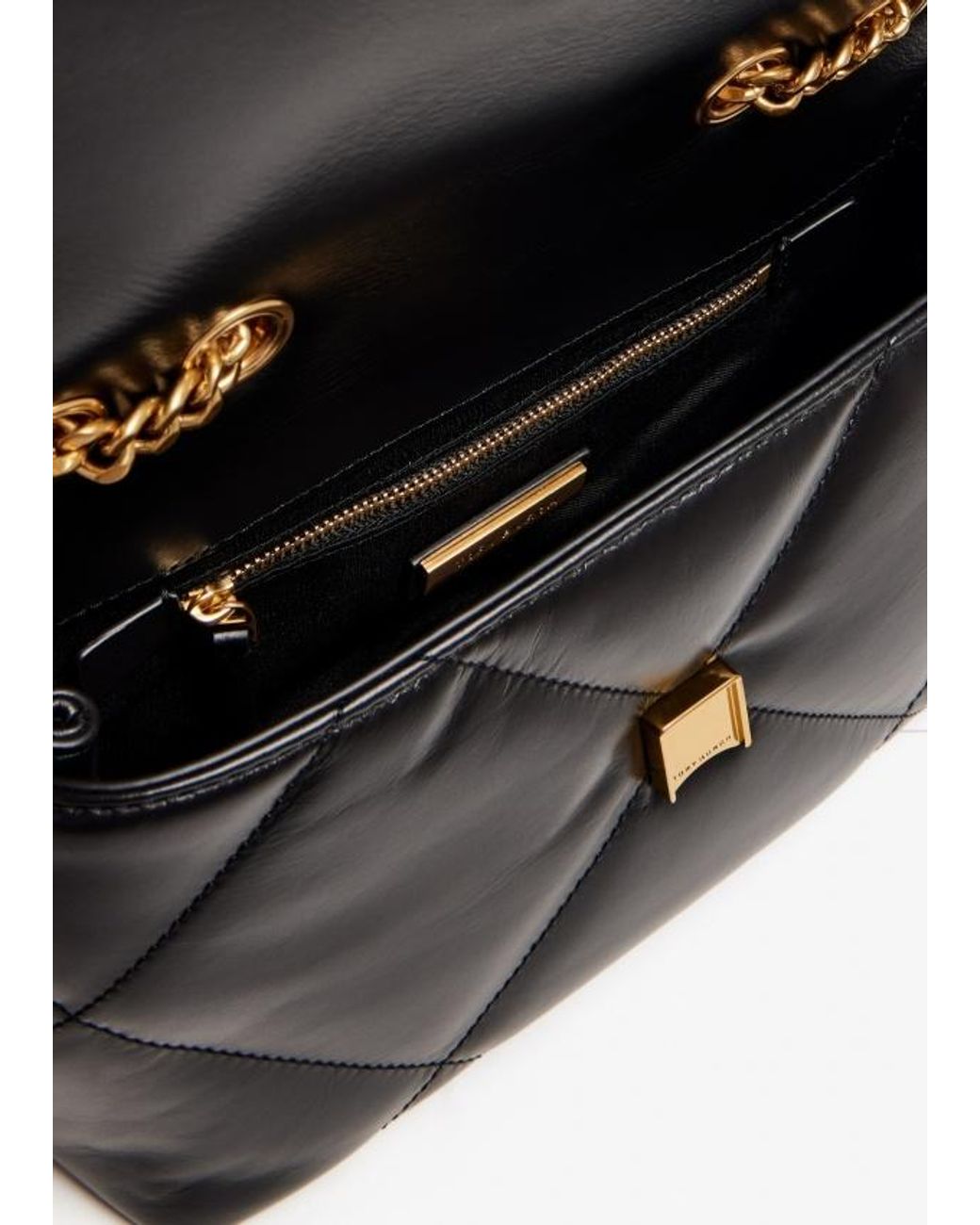 Tory Burch Black Small Quilted Shoulder Bag