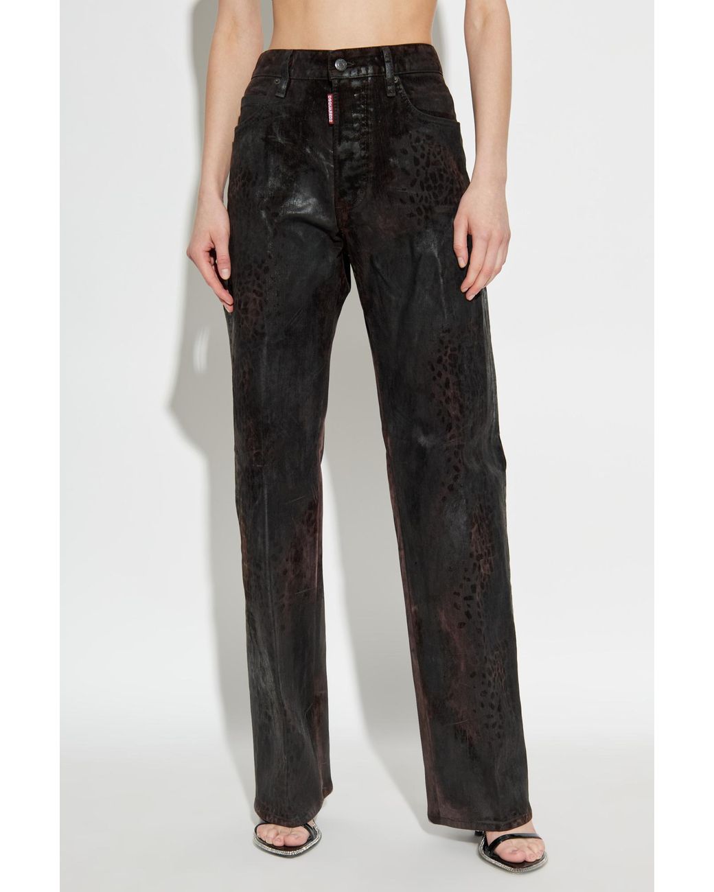DSquared² Black Straight Trousers