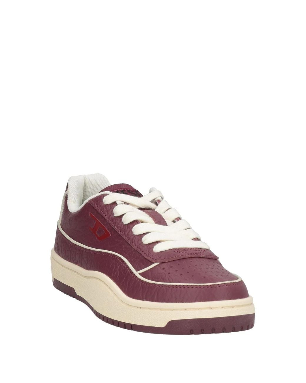DIESEL Purple Minimalist Low-Top Sneakers