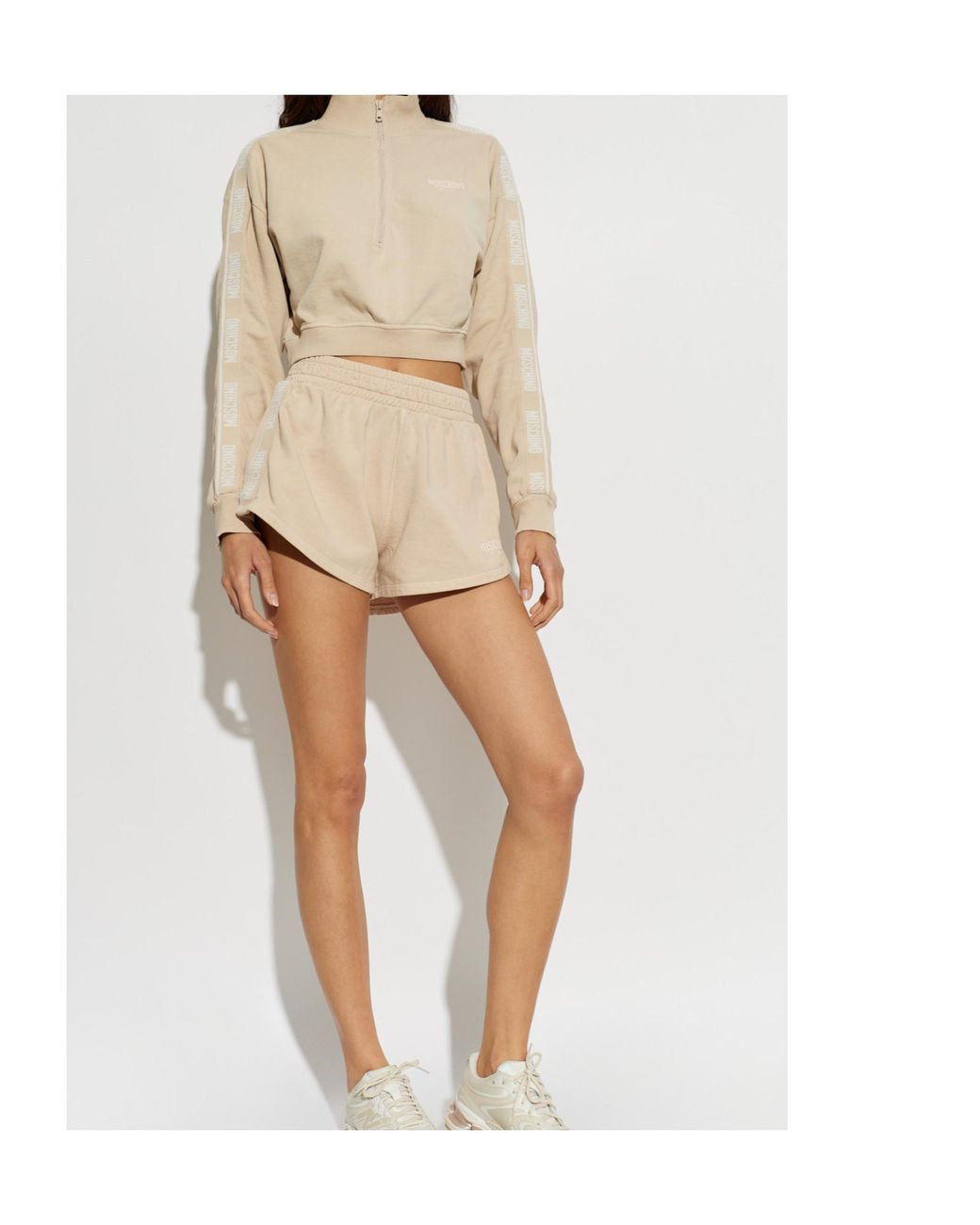 Moschino Natural Active Cropped Top