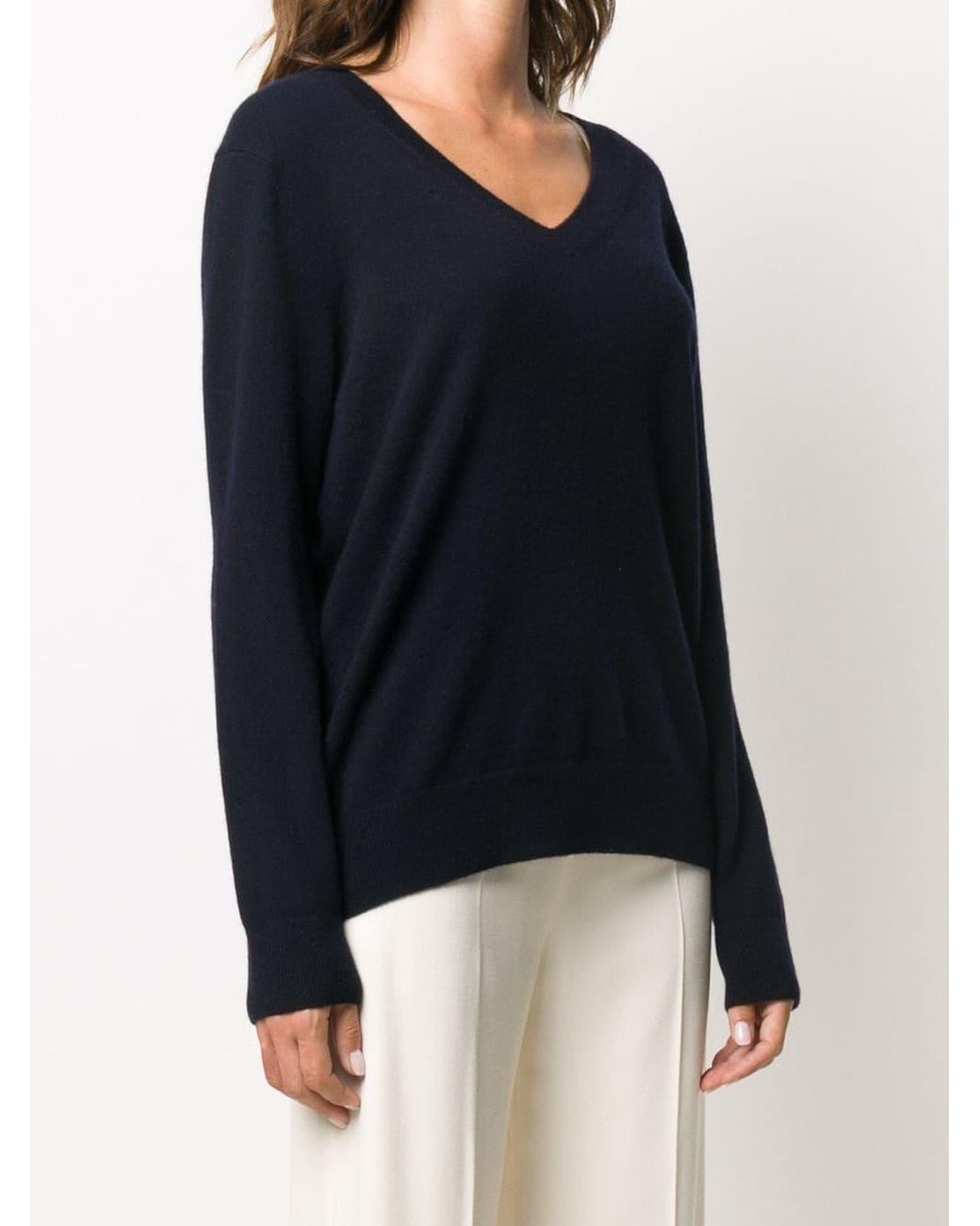 Vince Black V-Neck Cashmere Sweater