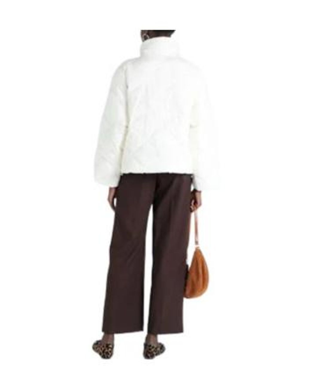 MAX&Co. White Solid-Color Jacket