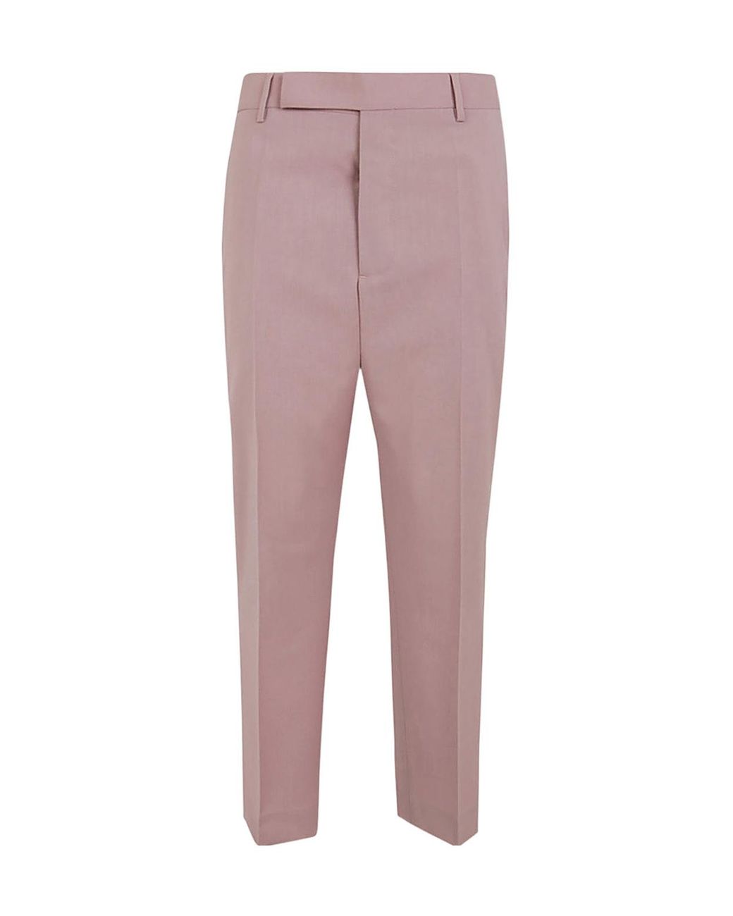 Rick Owens Purple Pressed-Creased Wool Trousers
