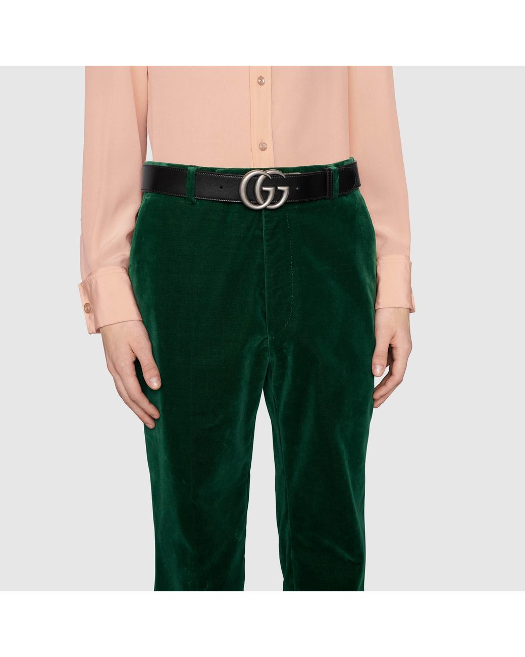 Gucci Multicolor Gg Marmont Reversible Buckle Belt for men