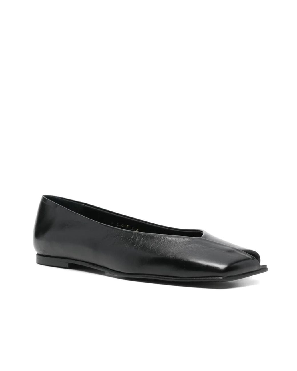 Alohas Black Cut-Out Detailed Ballet Flats