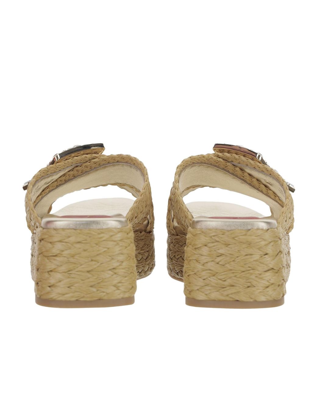 Roger Vivier Brown Embellished Platform Mules