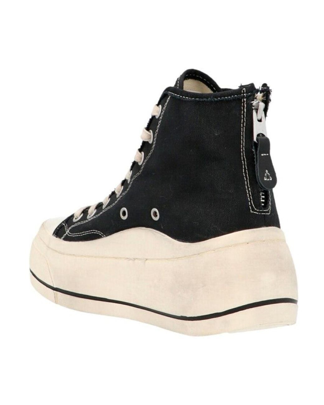 R13 Black Kurt High-Top Sneakers