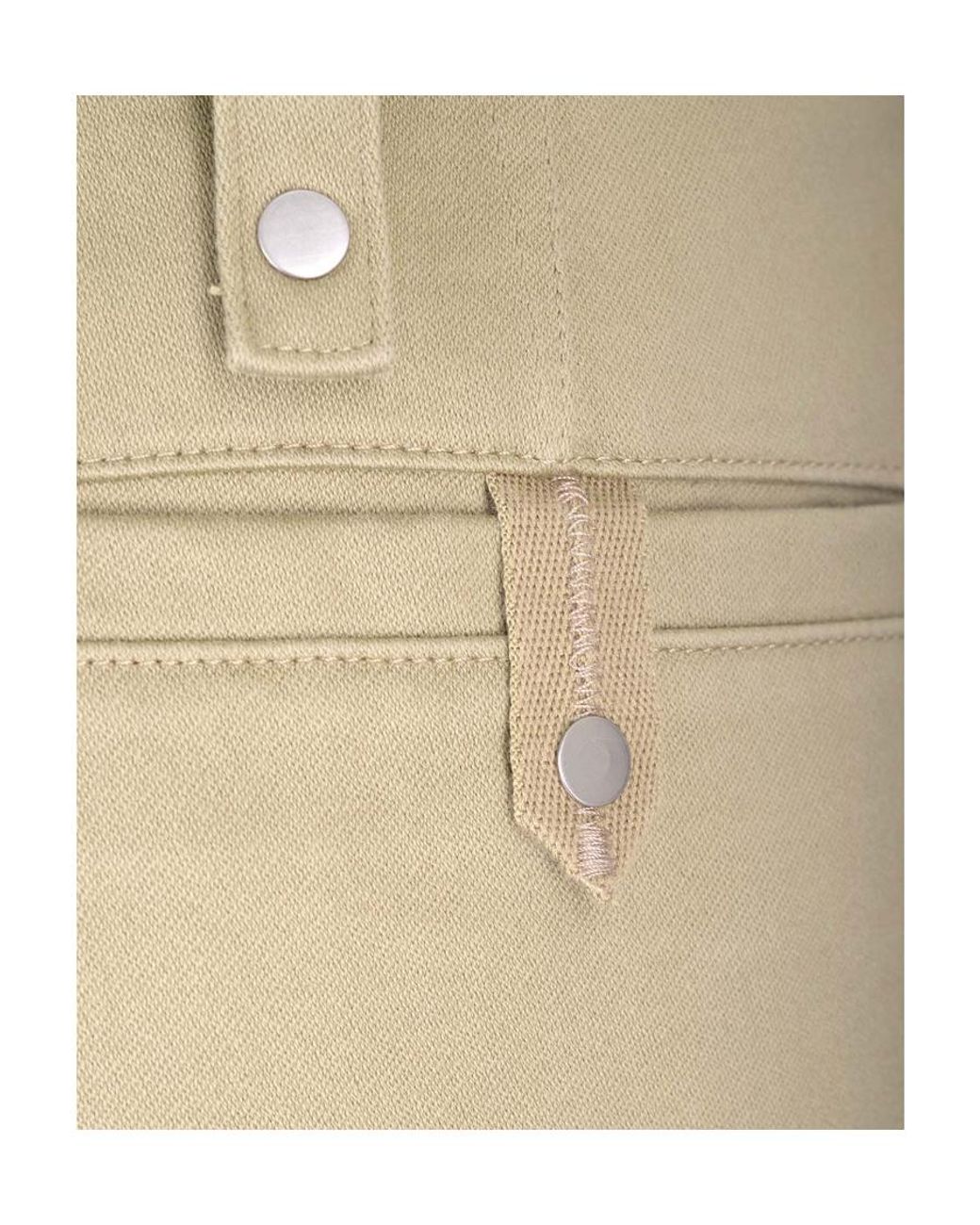 Burberry Natural Straight Hem Wide-Leg Trousers for men
