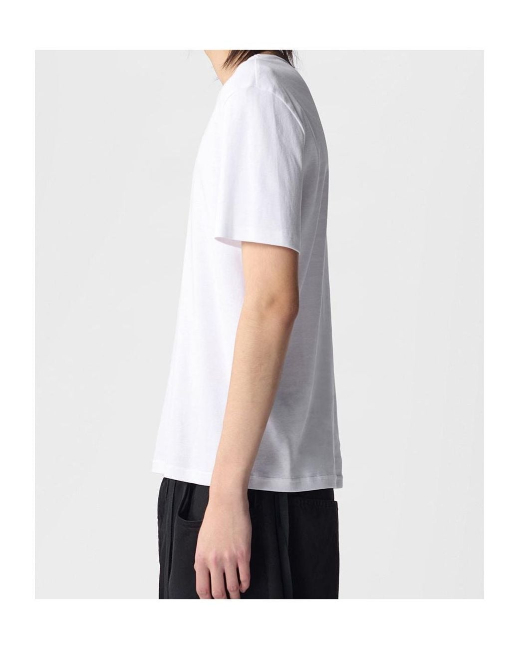 Ann Demeulemeester White Short-Sleeved T-Shirt for men