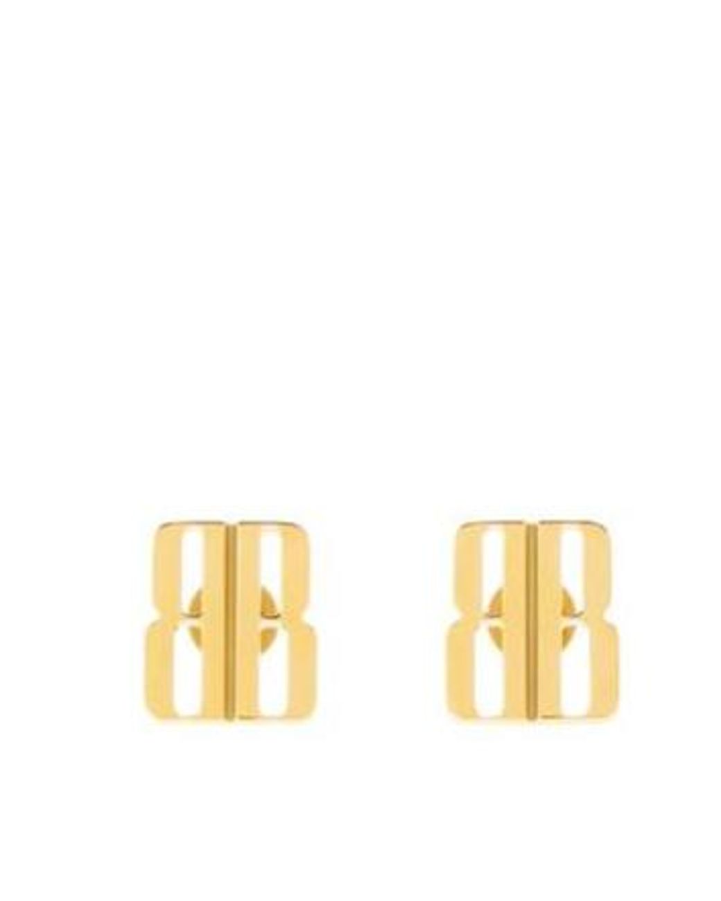 Balenciaga Metallic Nano Xs Stud Earrings