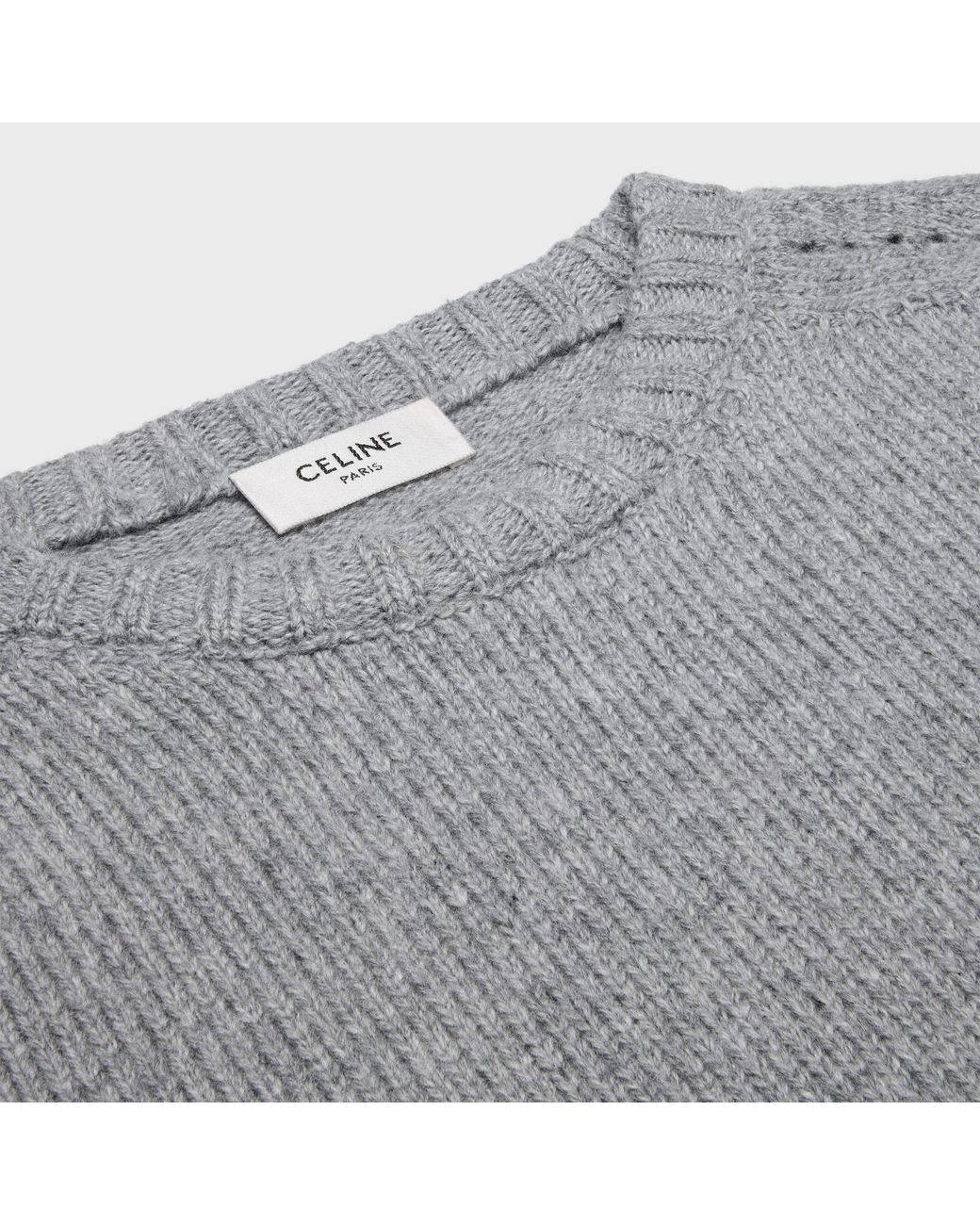Céline Gray Crewneck Sweater