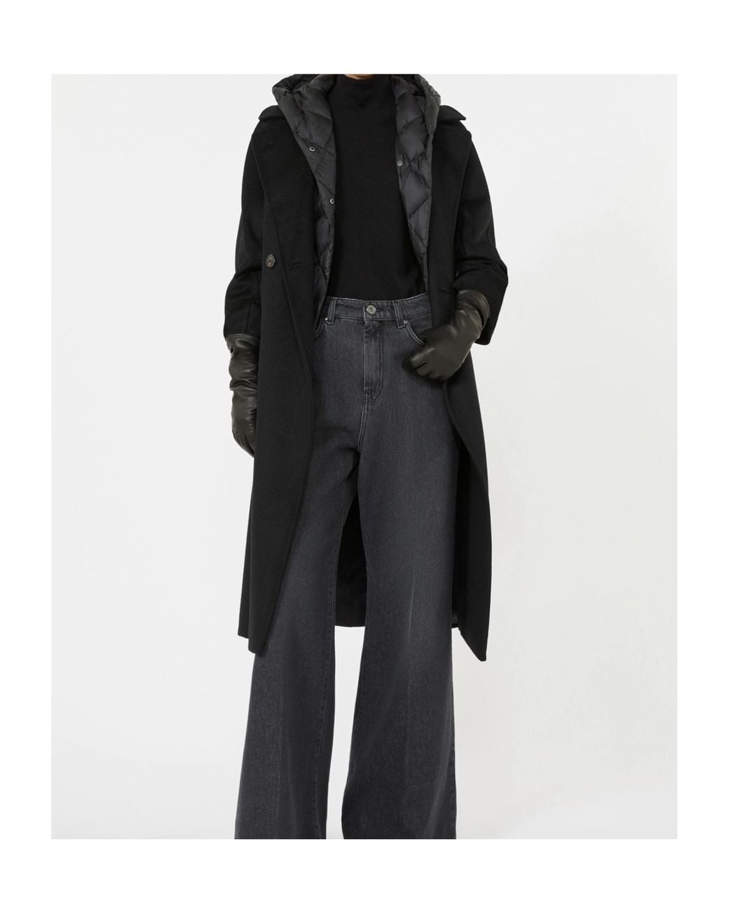 Weekend by Maxmara Black Wkdgiochi Quilted Gilet
