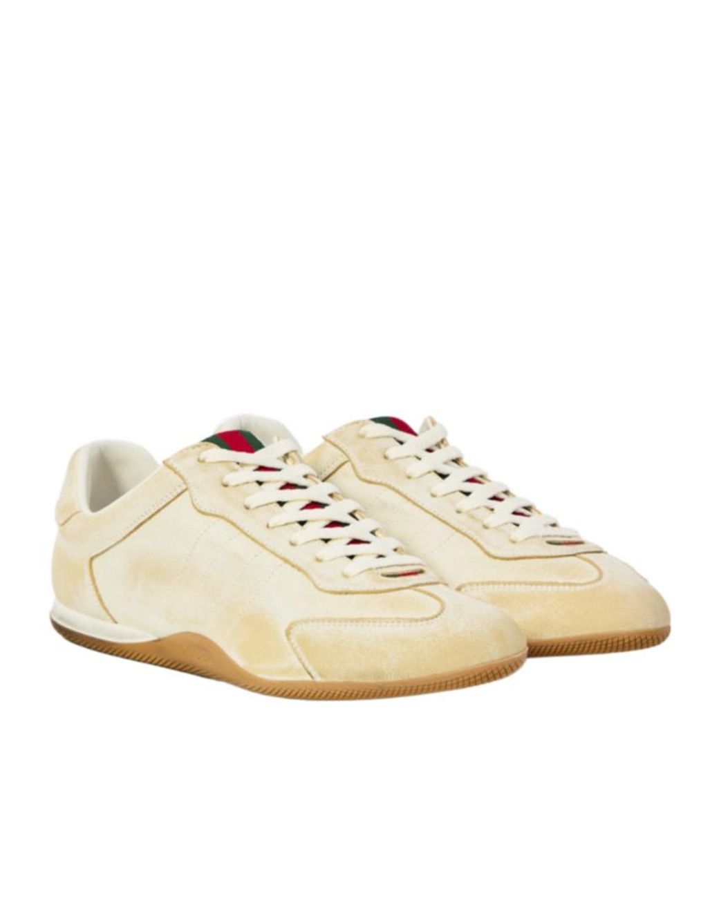 Gucci White Rochelle Sneakers