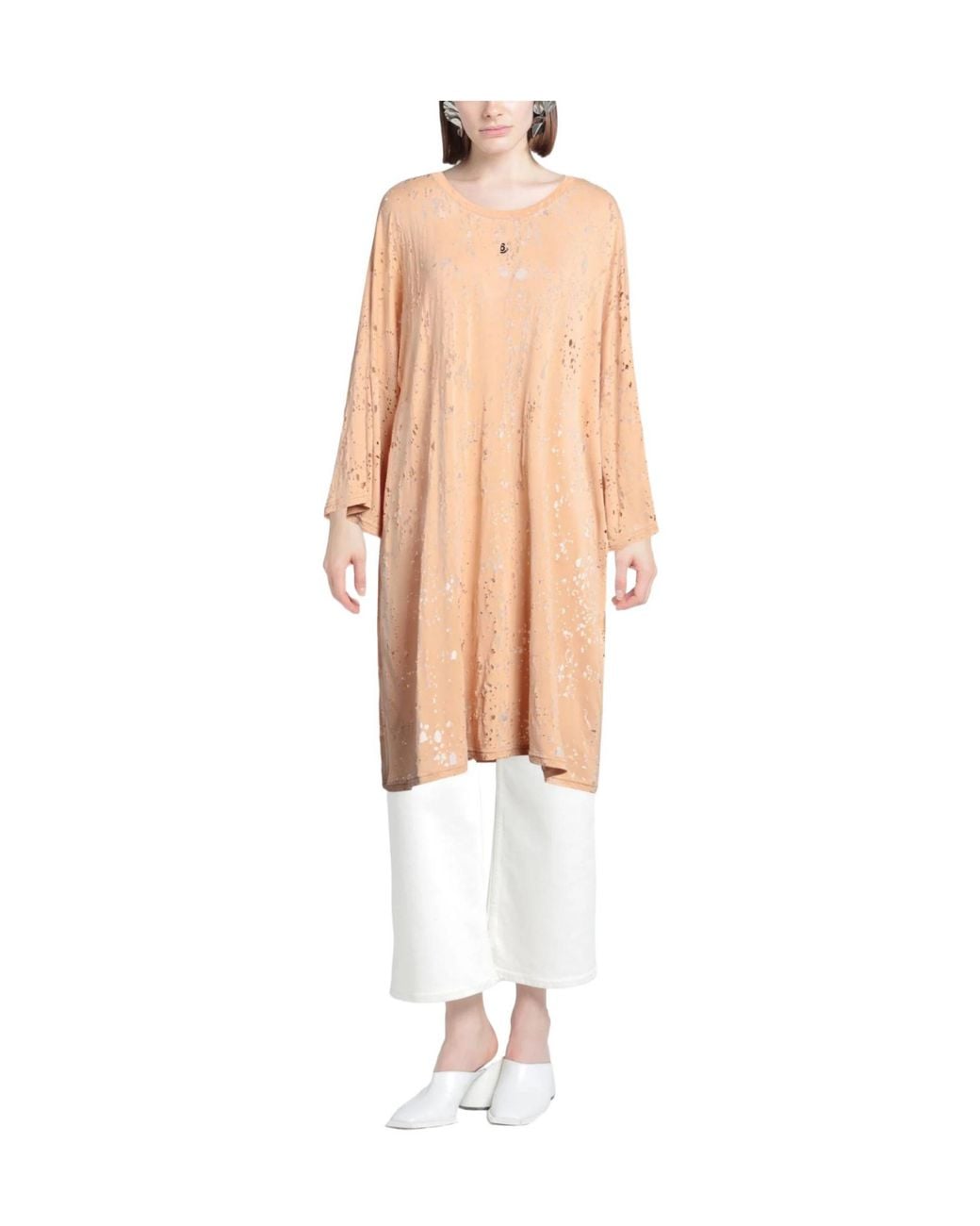MM6 by Maison Margiela Natural Oversize-T-Shirts