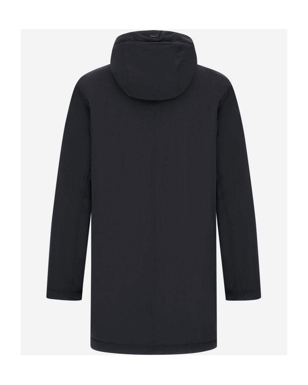 Herno Blue Hooded Parka for men