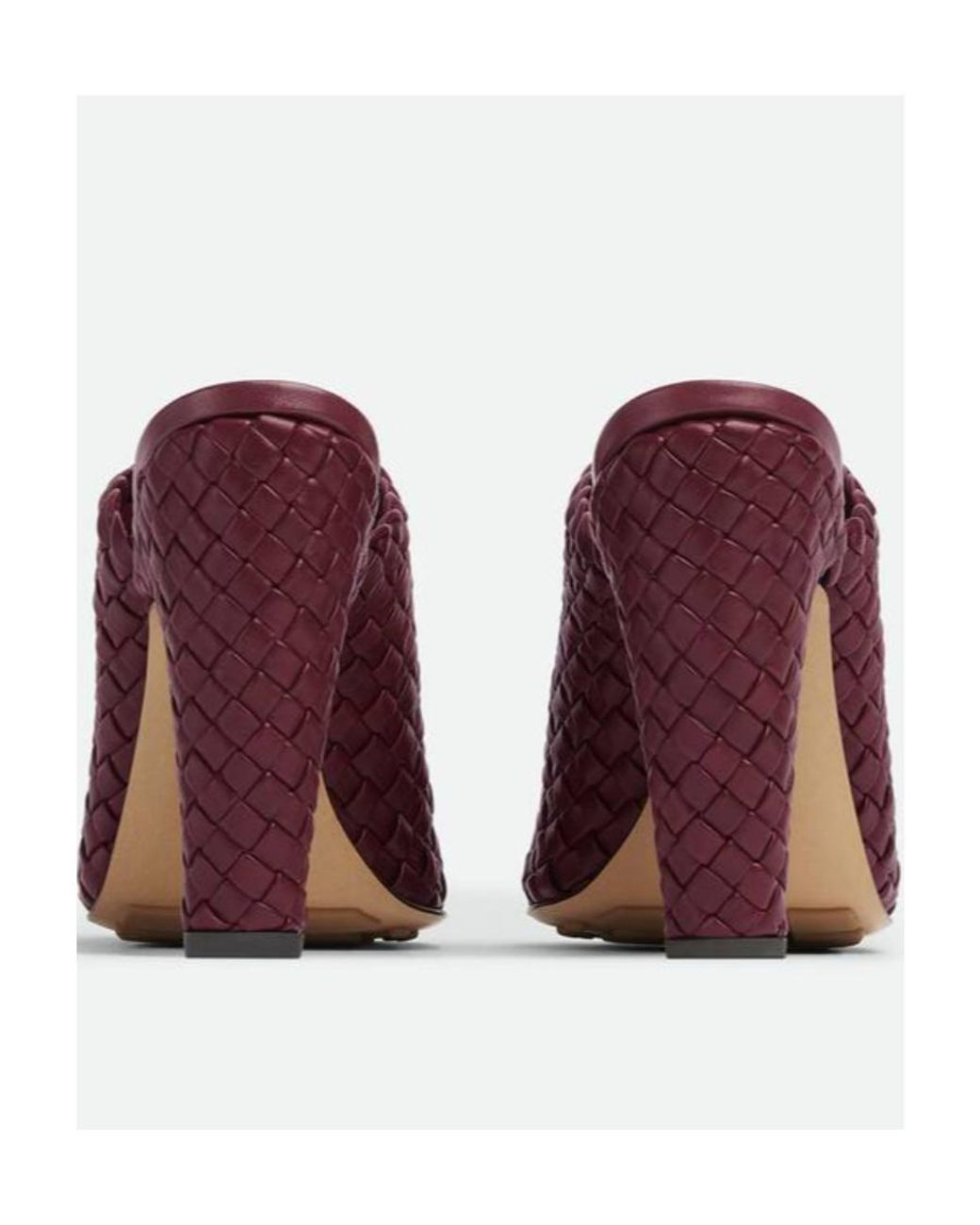 Bottega Veneta Purple Canalazzo Sandals
