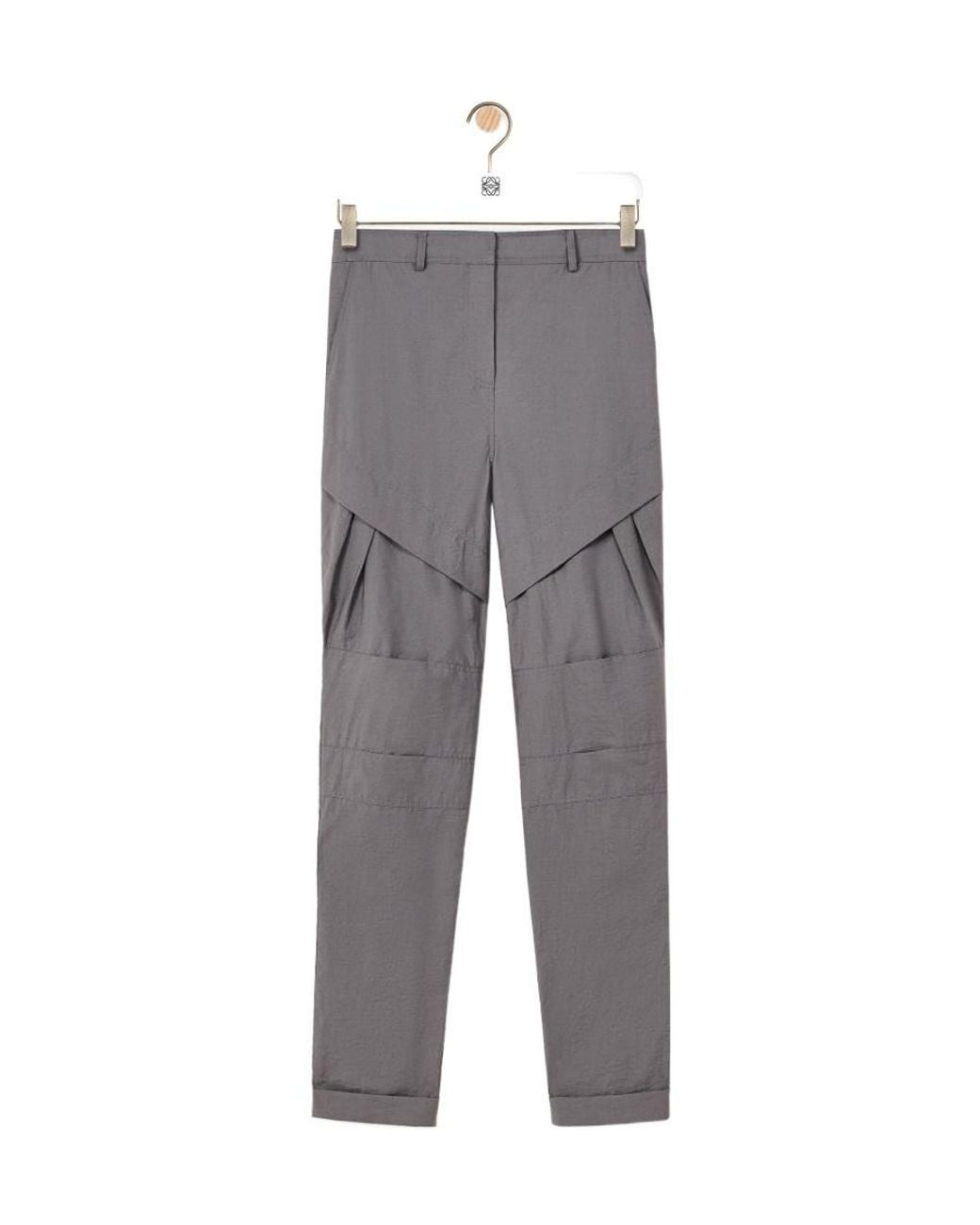 Loewe Gray Pleated Trousers