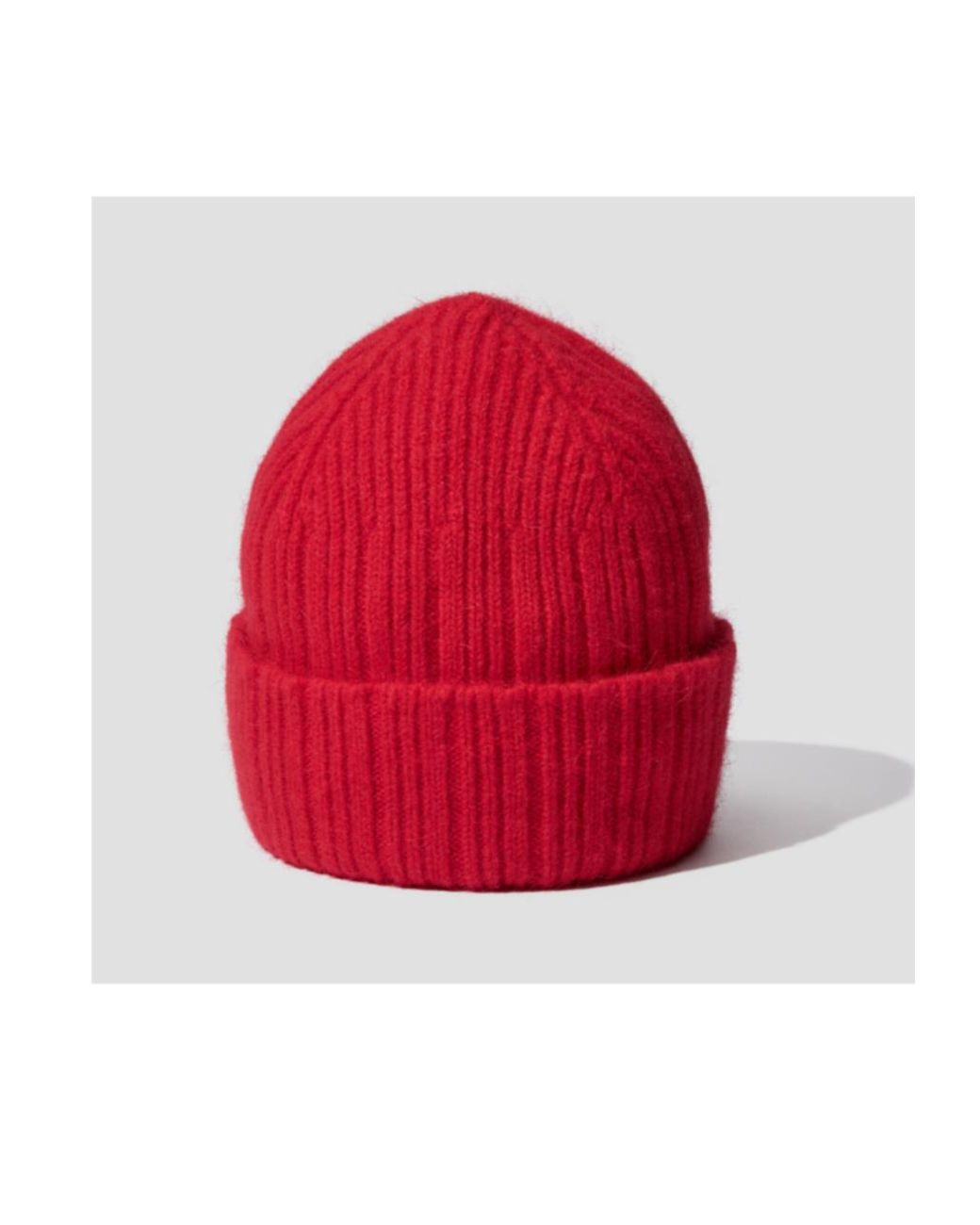 Drake's Red Knitting Hat for men