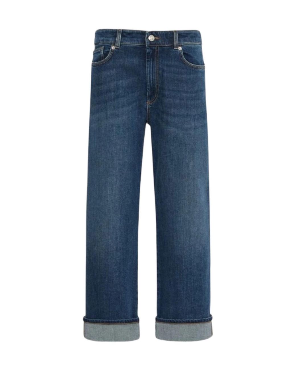 Sportmax Blue Belt-Loop Jeans