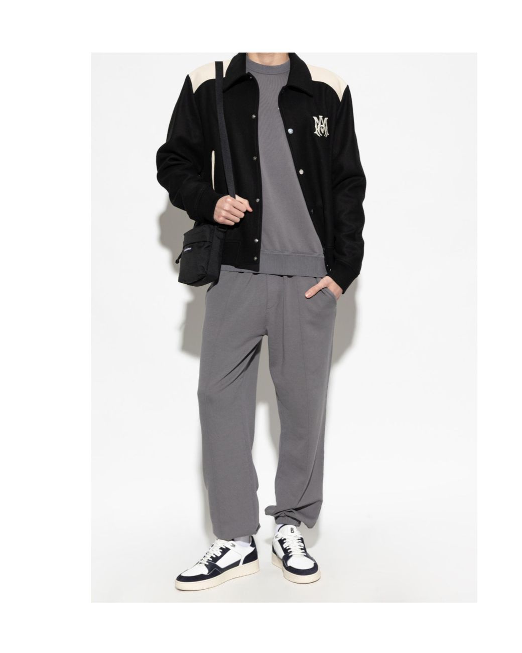 Eleventy Gray Drawstring Relaxed Joggers for men
