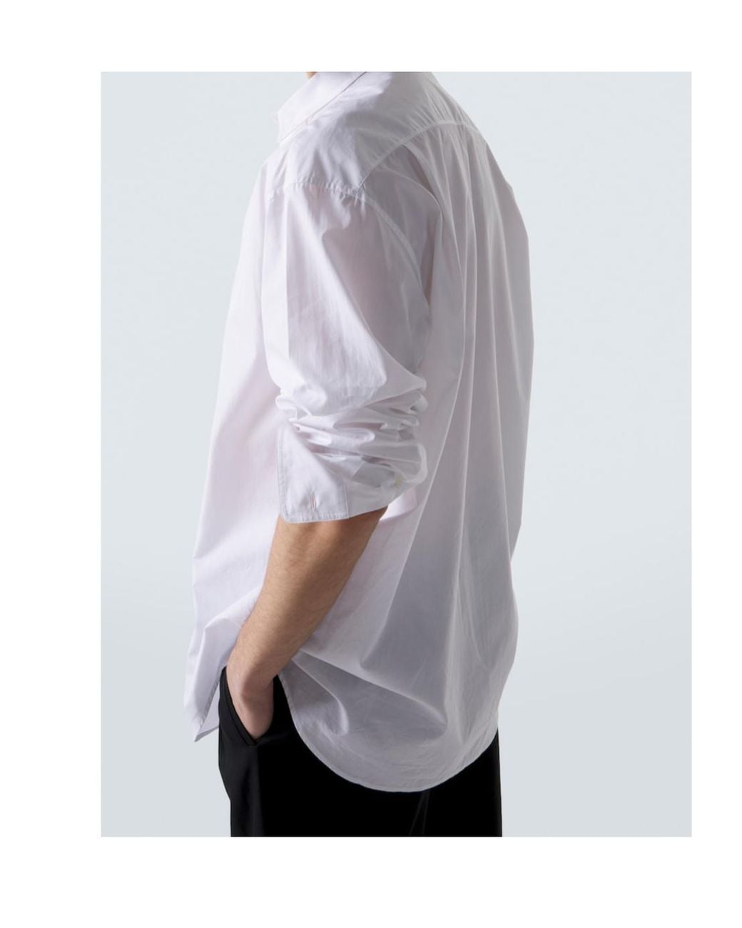 The Row White Nilo Cotton Poplin Shirt for men
