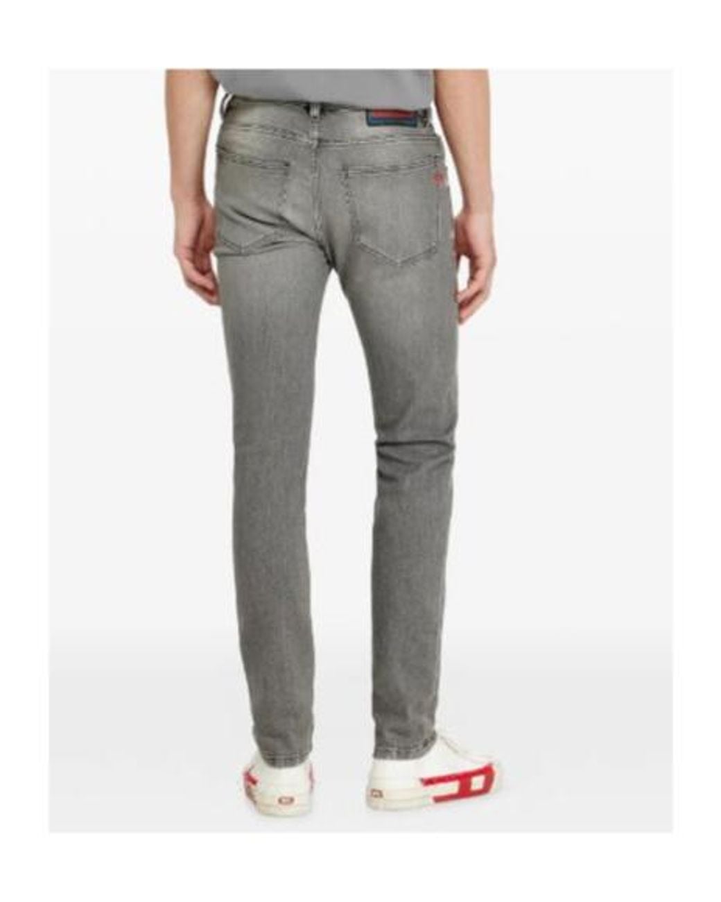 DIESEL Gray 2019 D-Strukt Slim-Fit Jeans for men