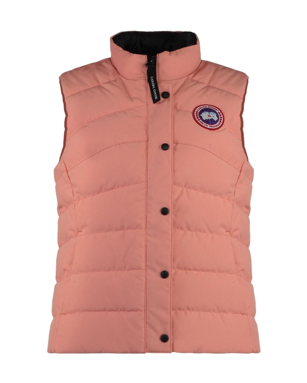 Canada Goose Pink Zippered Down Vest