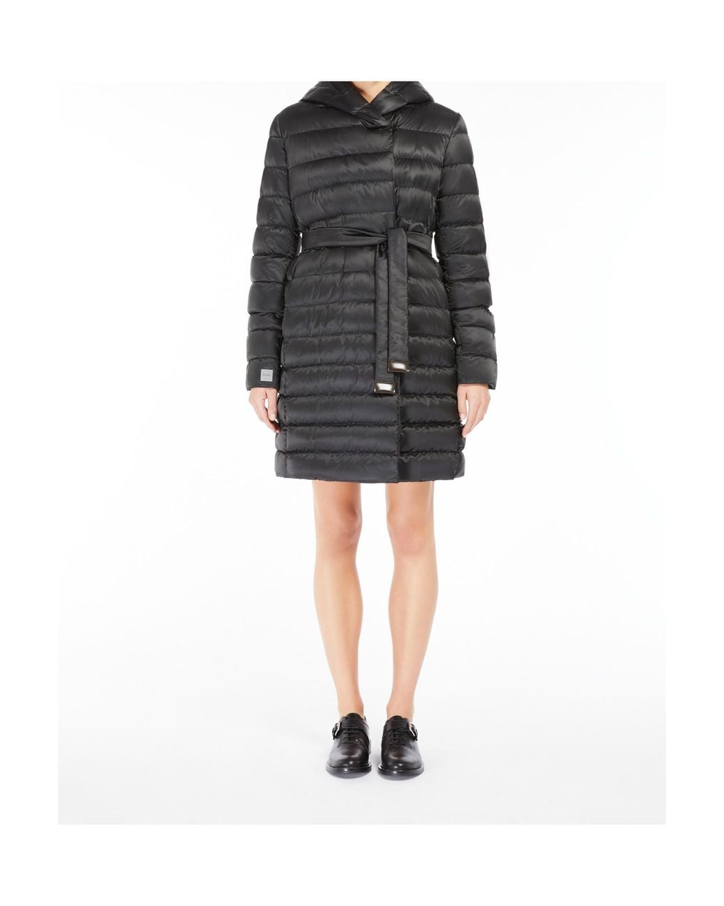 Max Mara Gray The Cube Novef Quilted Down Coat