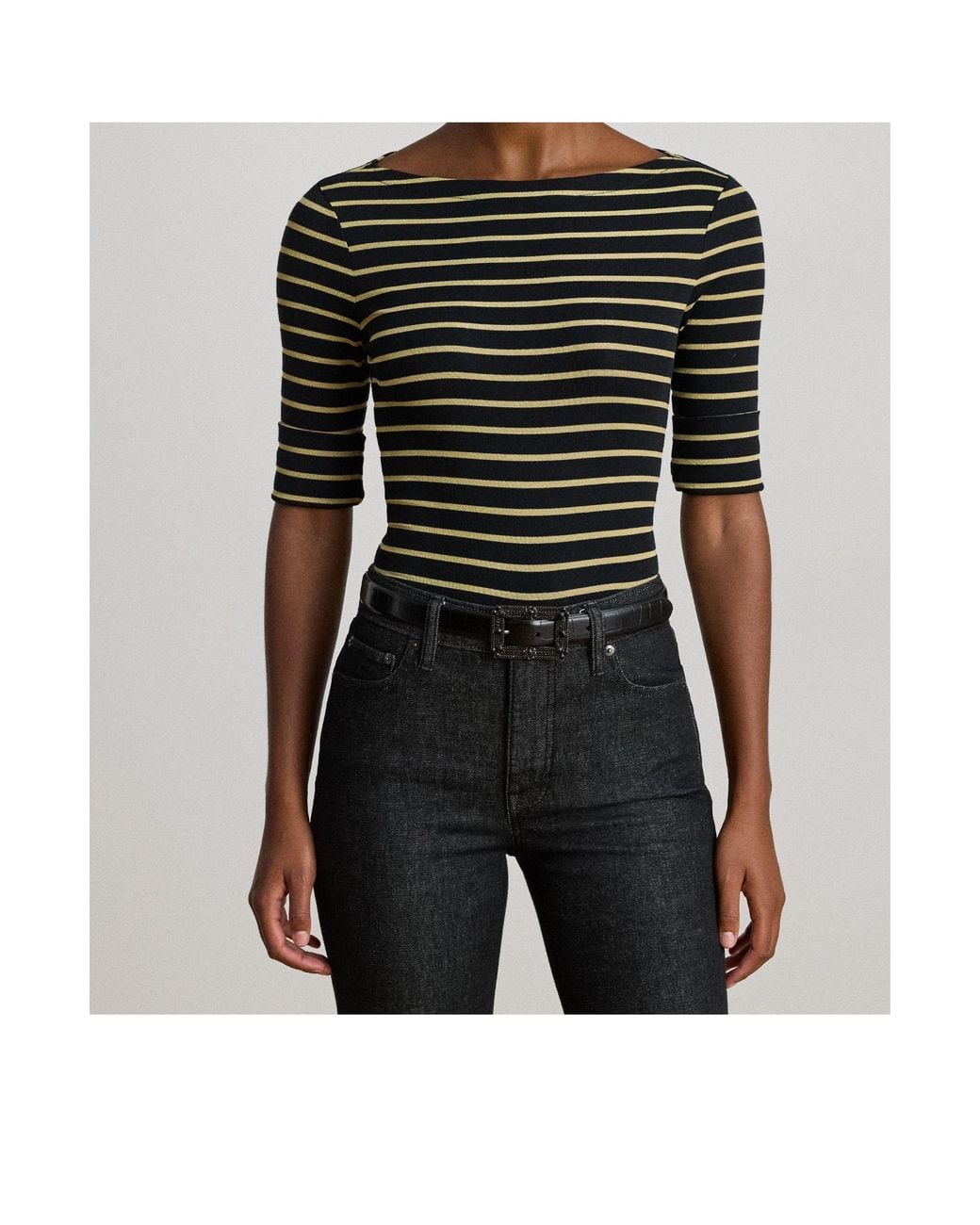 Ralph Lauren Black Logo Short-Sleeved T-Shirt