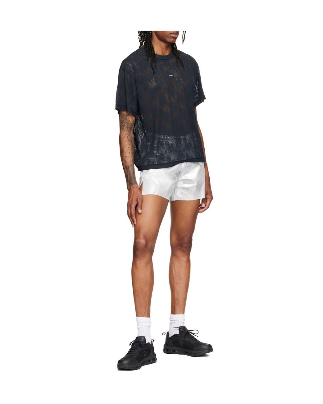 On Shoes Black Cloudzone Moon Lace-Up Sneakers for men