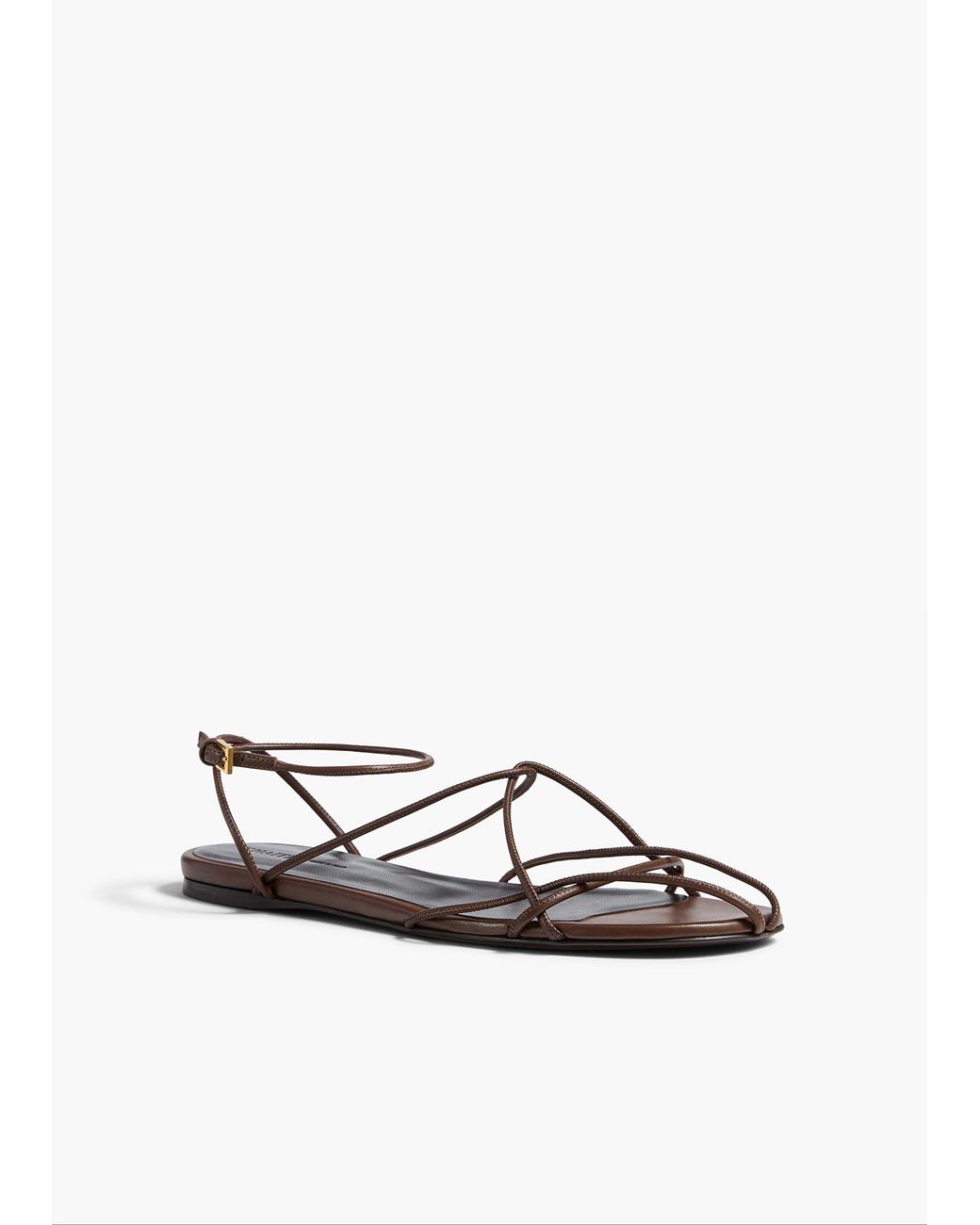 Khaite White Loulou Sandals