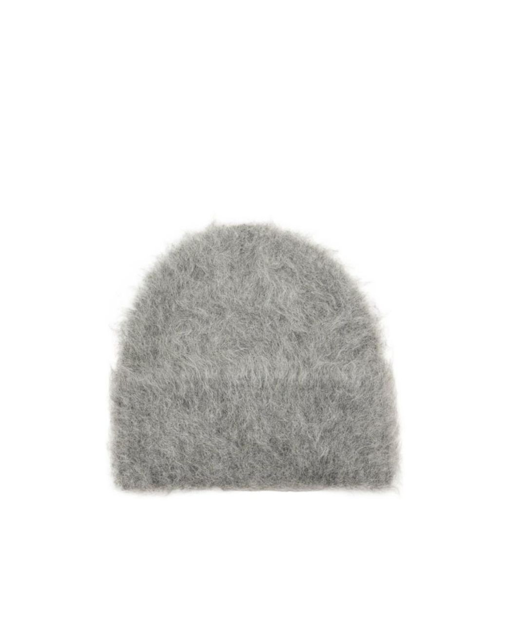 Totême Gray Totême Folded-Edge Knitted Beanie