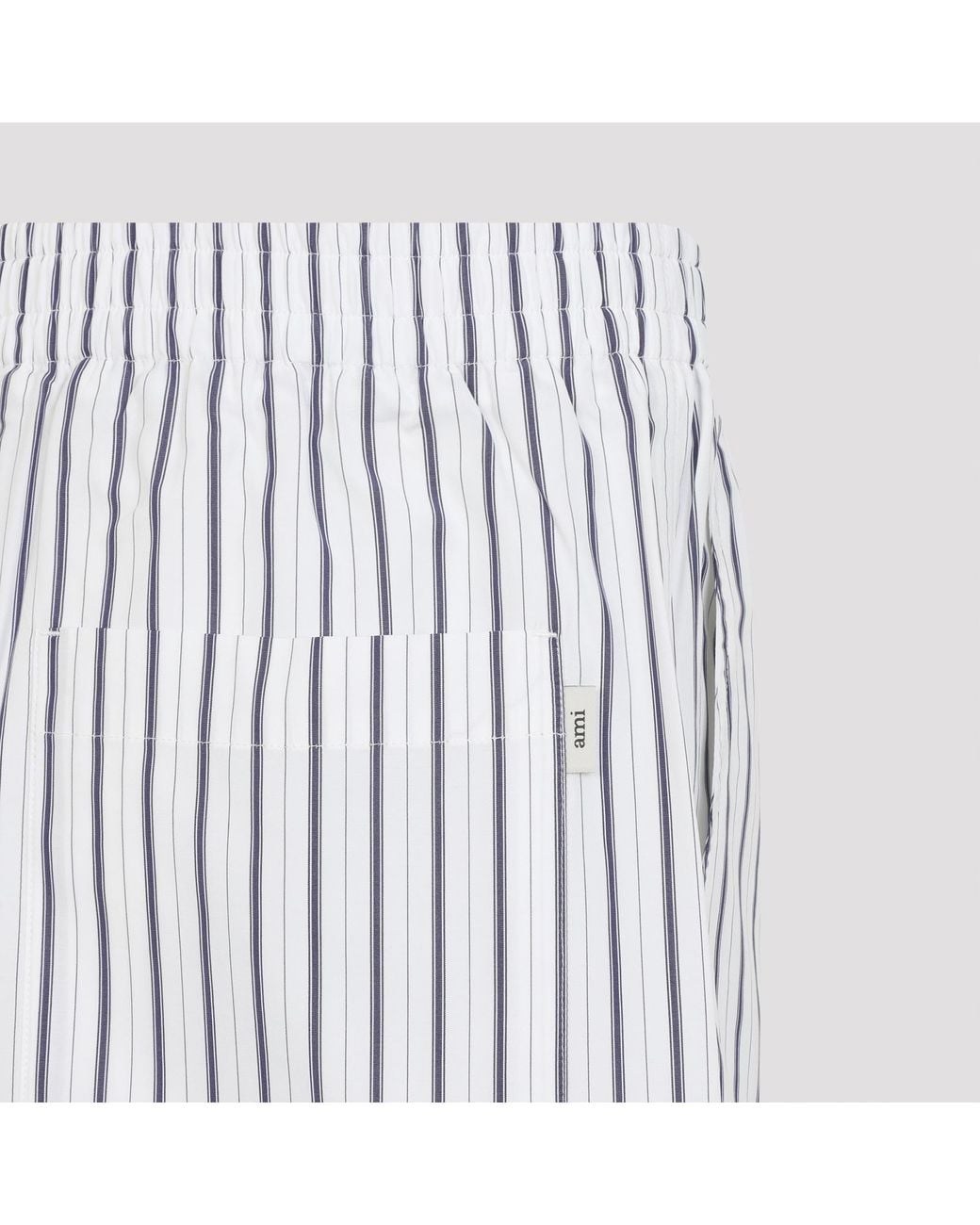 AMI White Elasticated Shorts for men